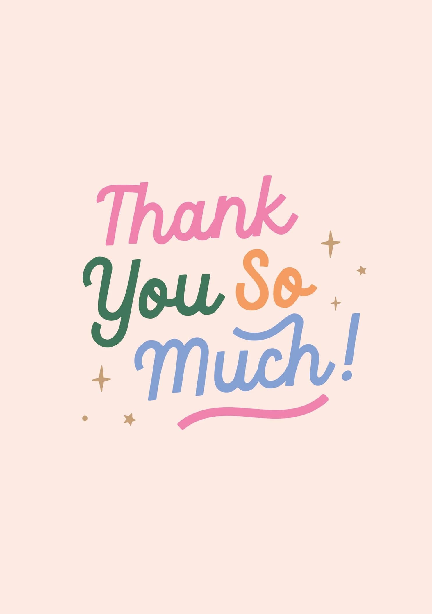 Thank You So Much Card