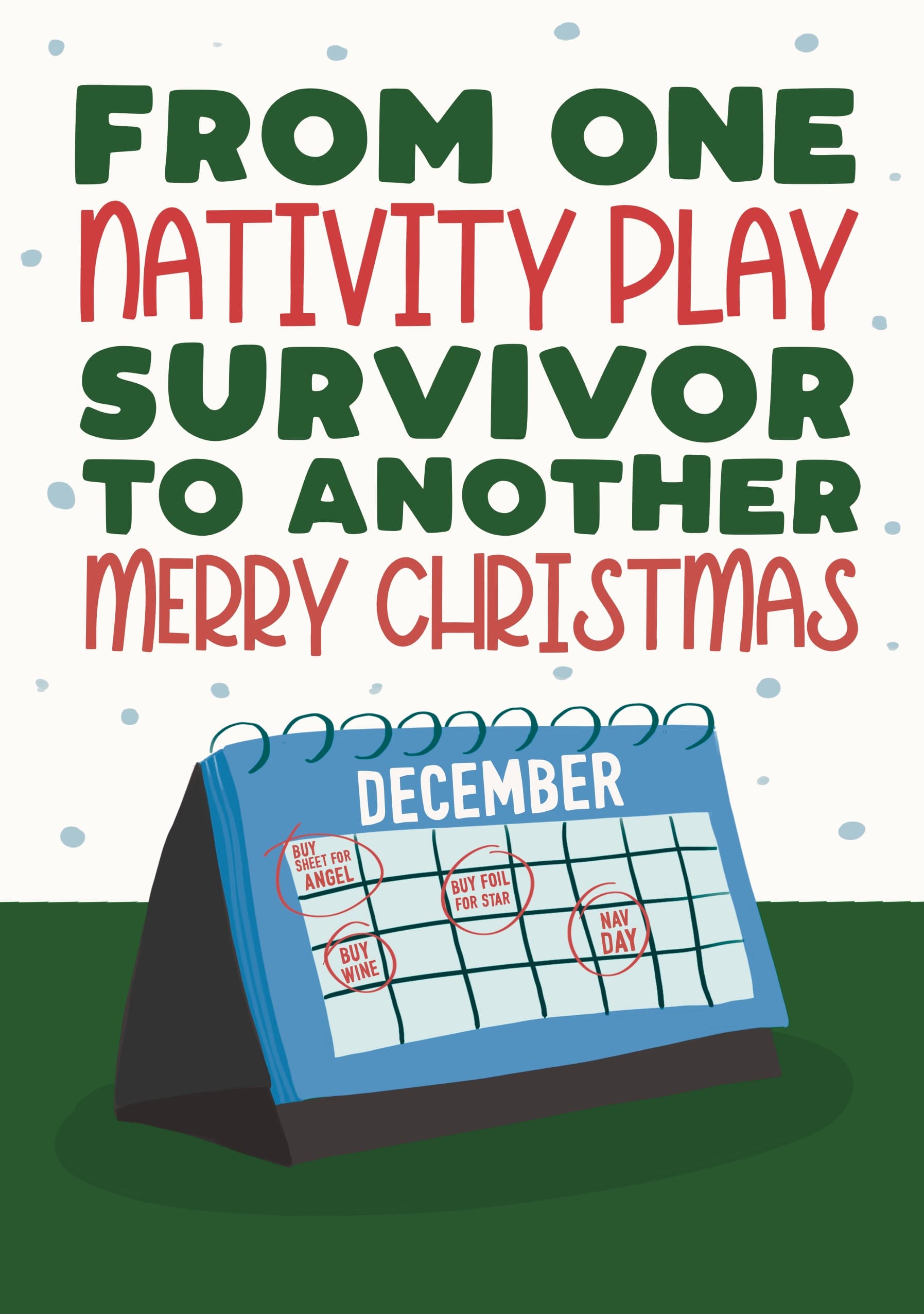 From One Nativity Play Survivor to Another