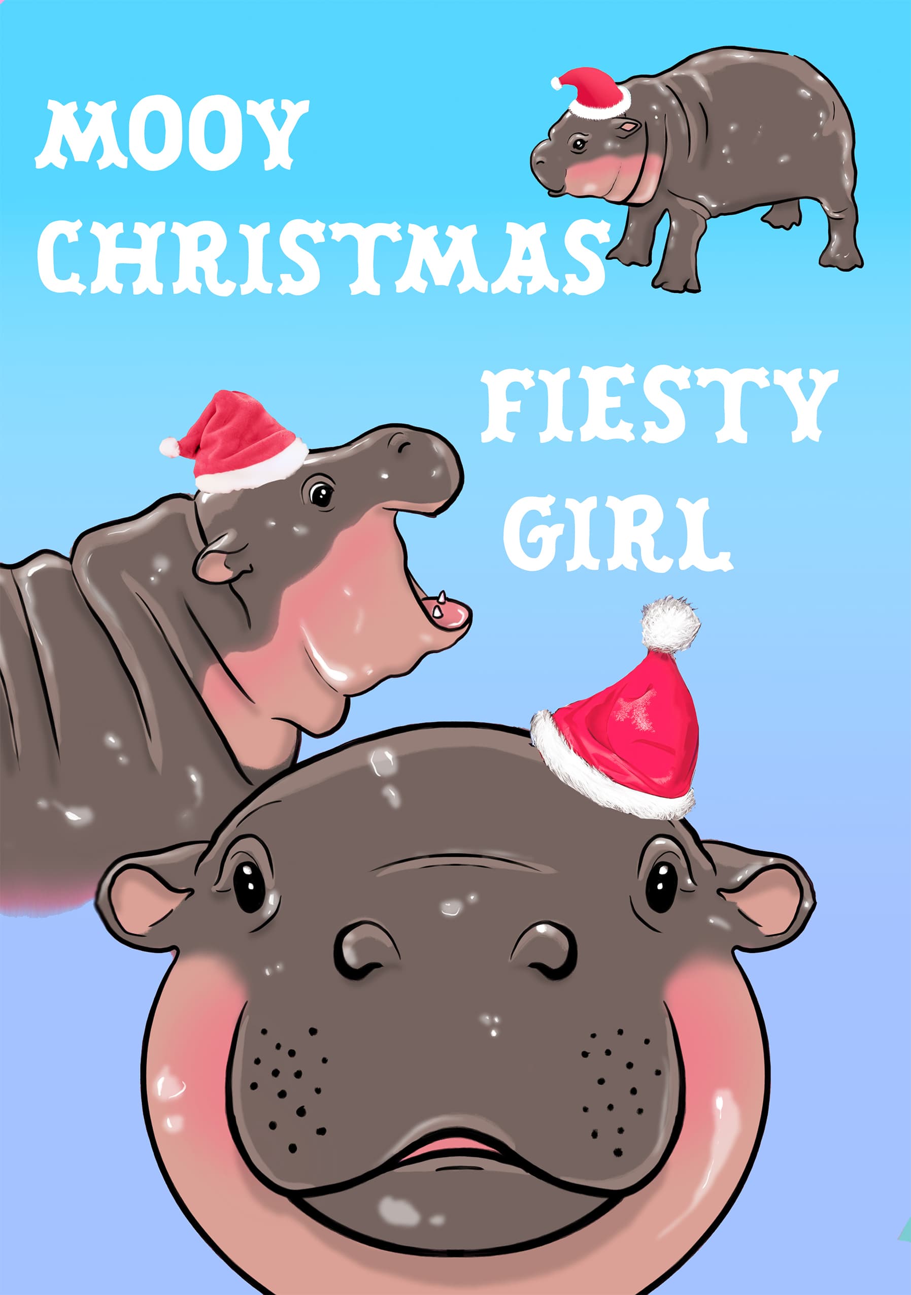 Mooy Christmas Feisty Girl
