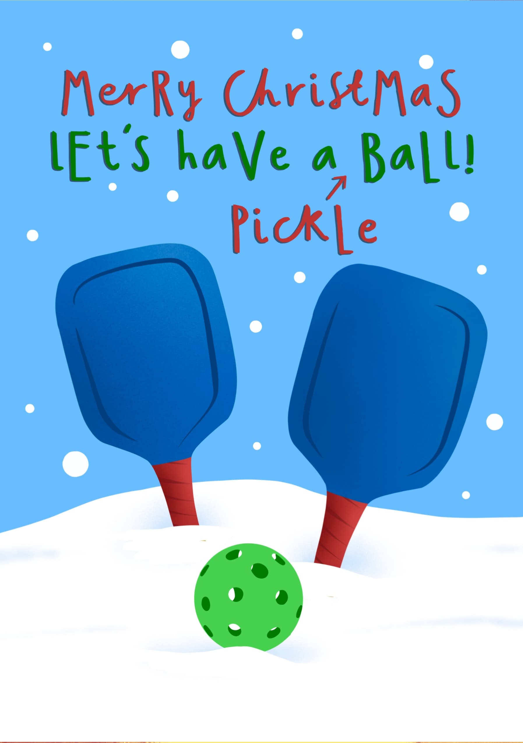 Pickleball Christmas