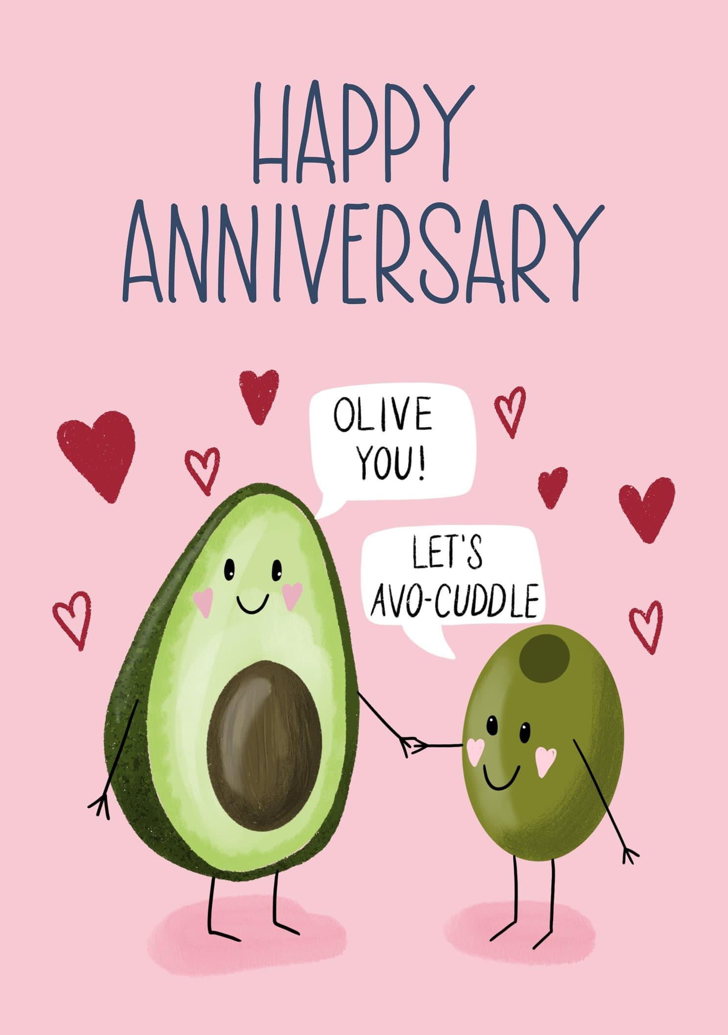 Happy Anniversary - Avocado and Olive
