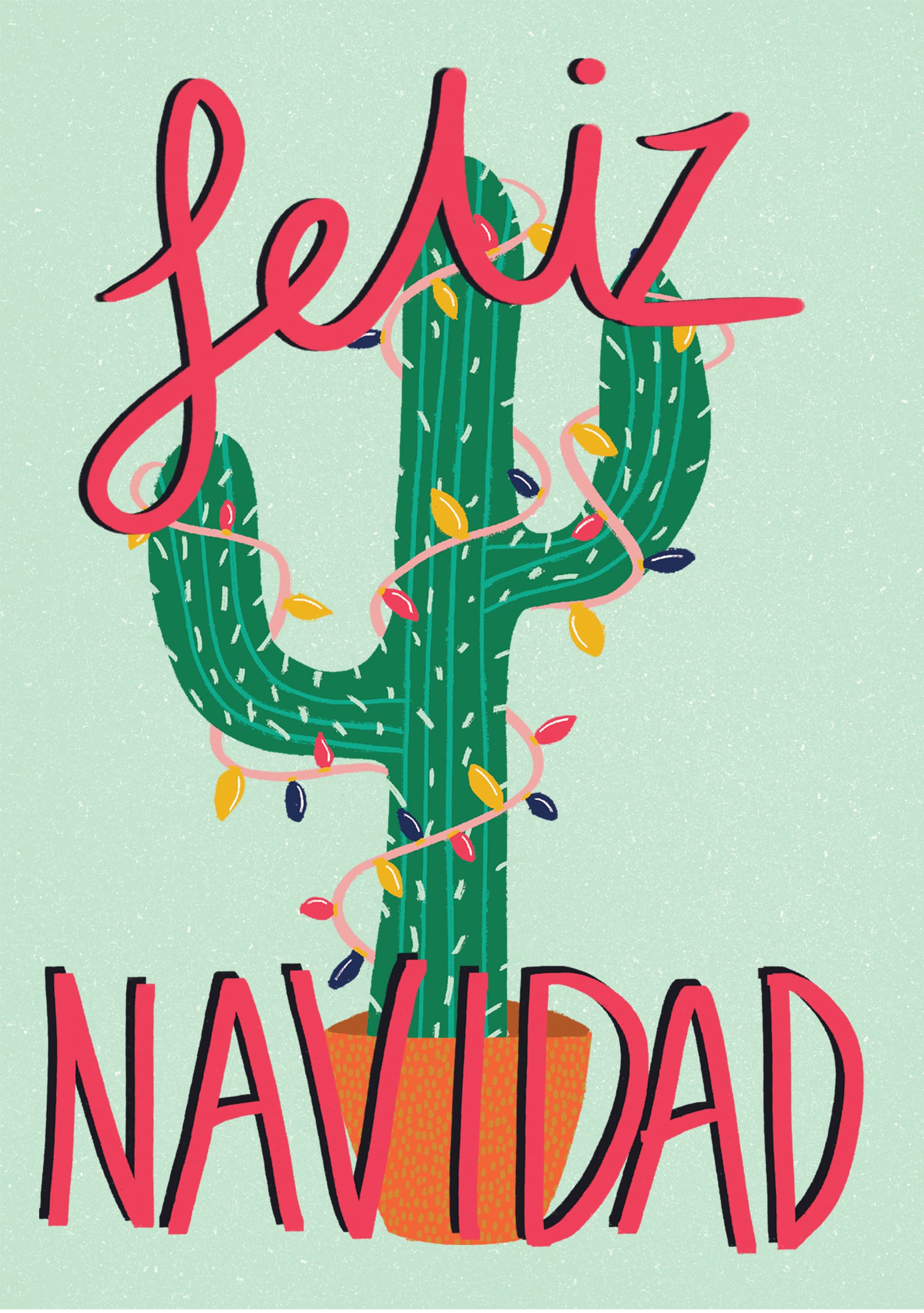 Feliz Navidad Cactus