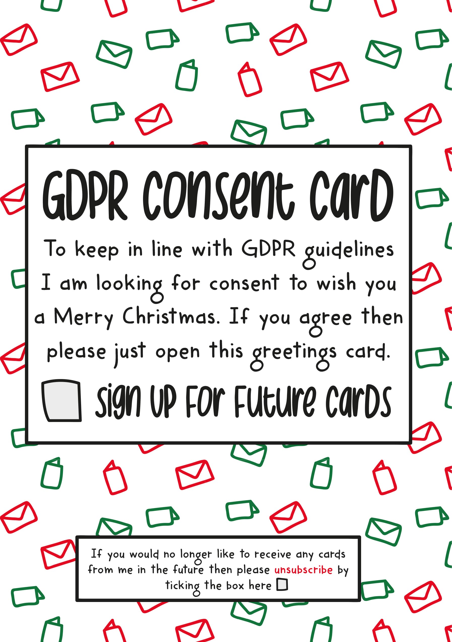 GDPR Consent Christmas