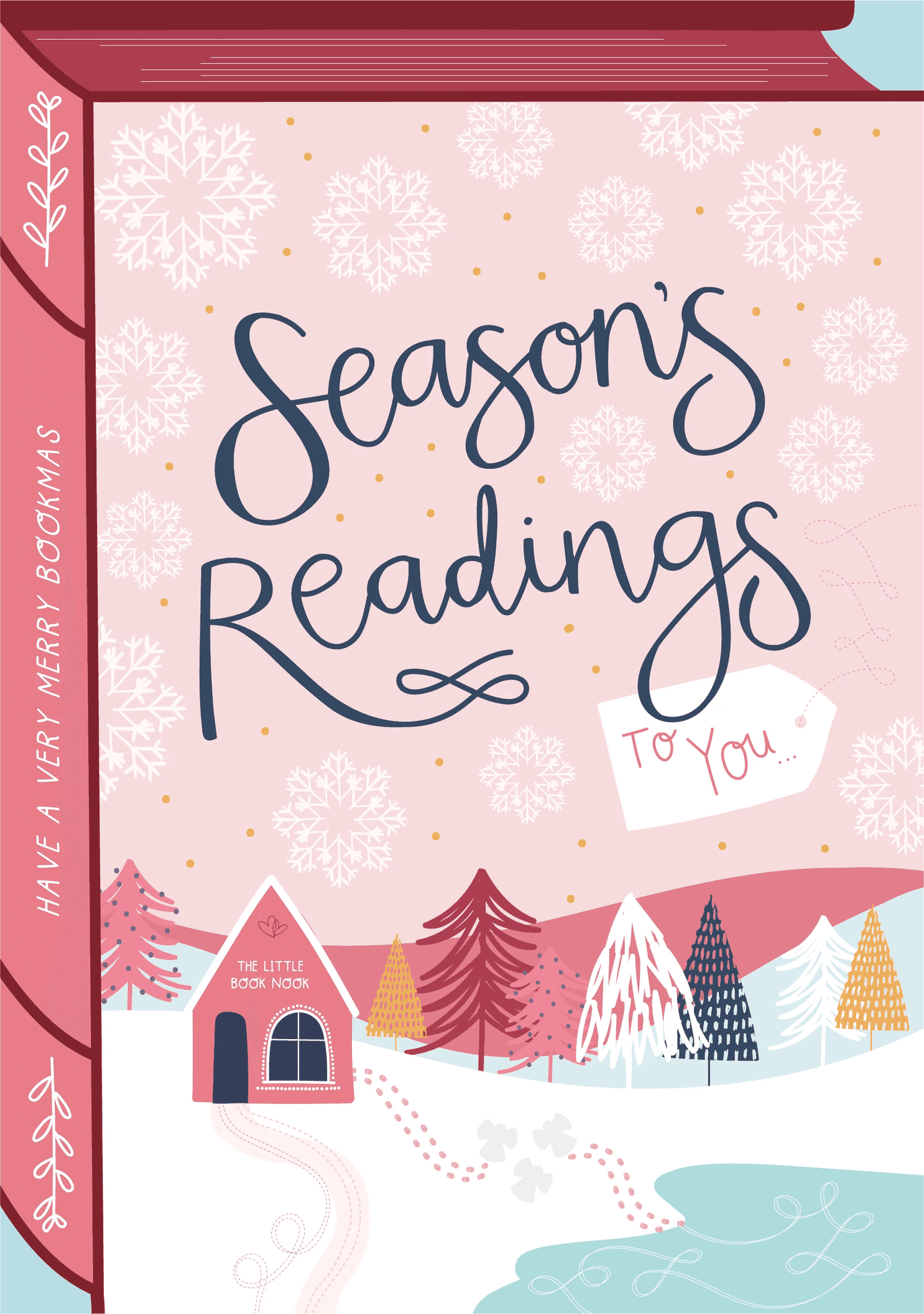 Season's Readings Book Lover Card