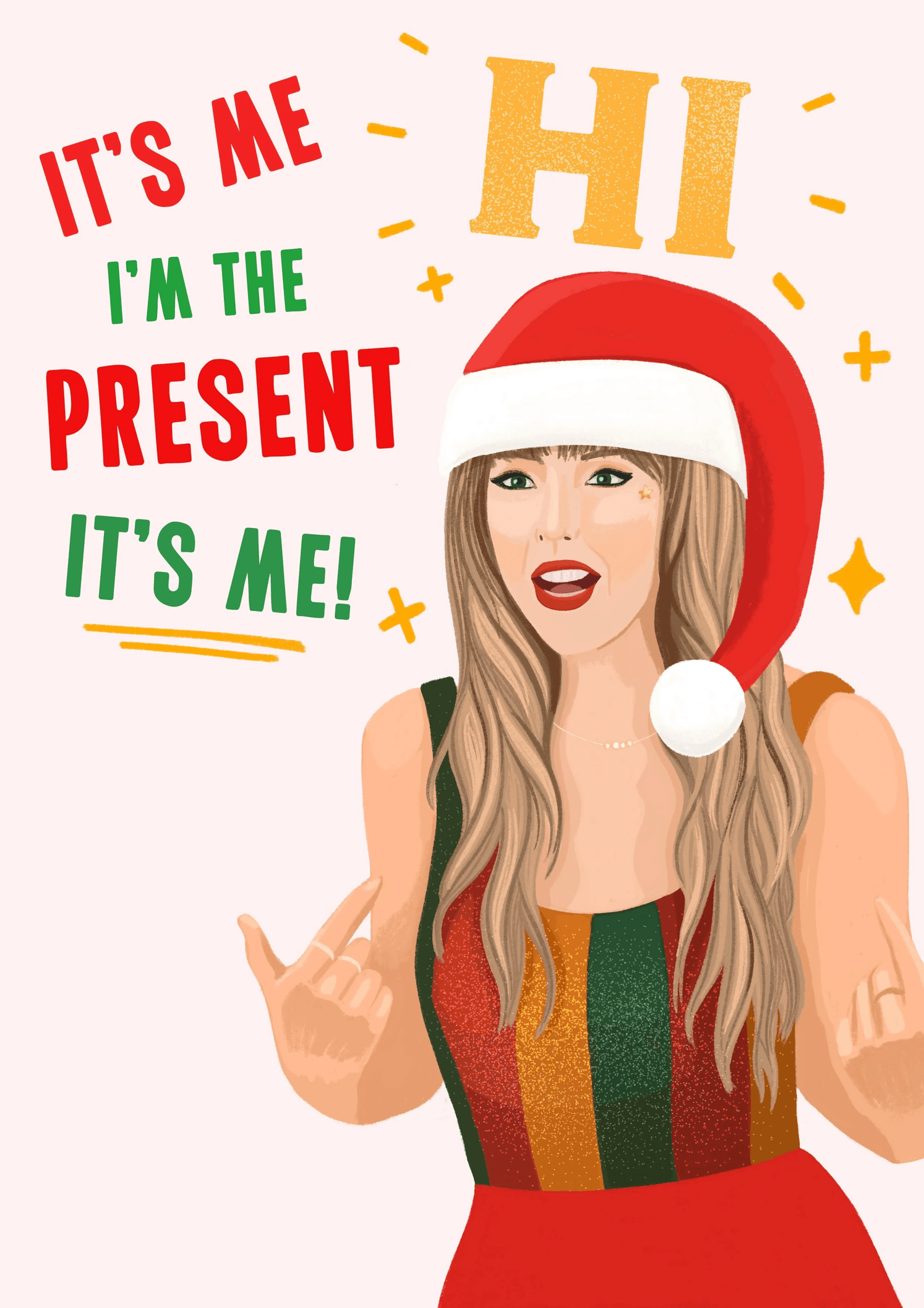 I'm the Present Christmas Card