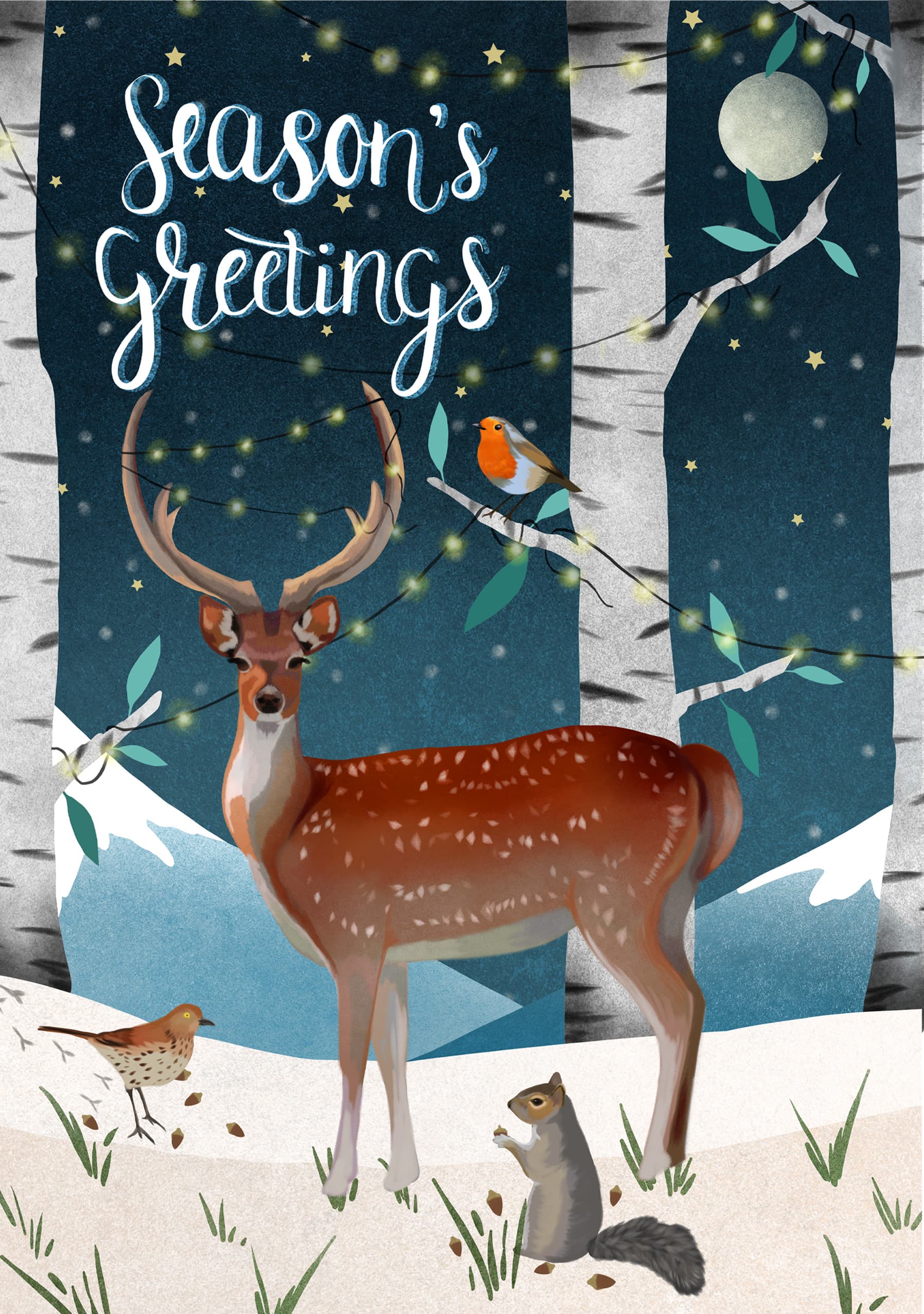 Season's Greetings Deer