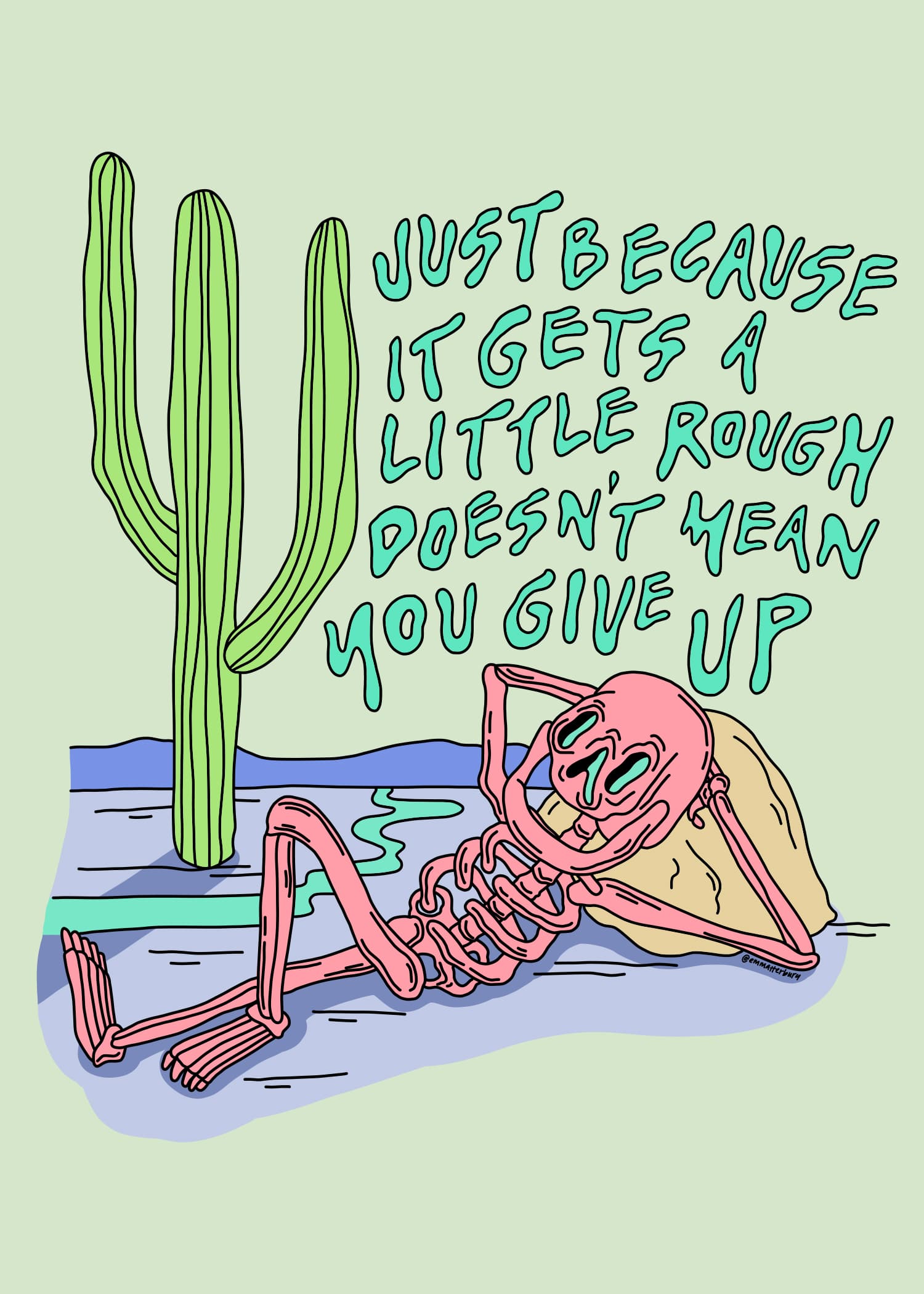 Keep Going, No Matter What Card