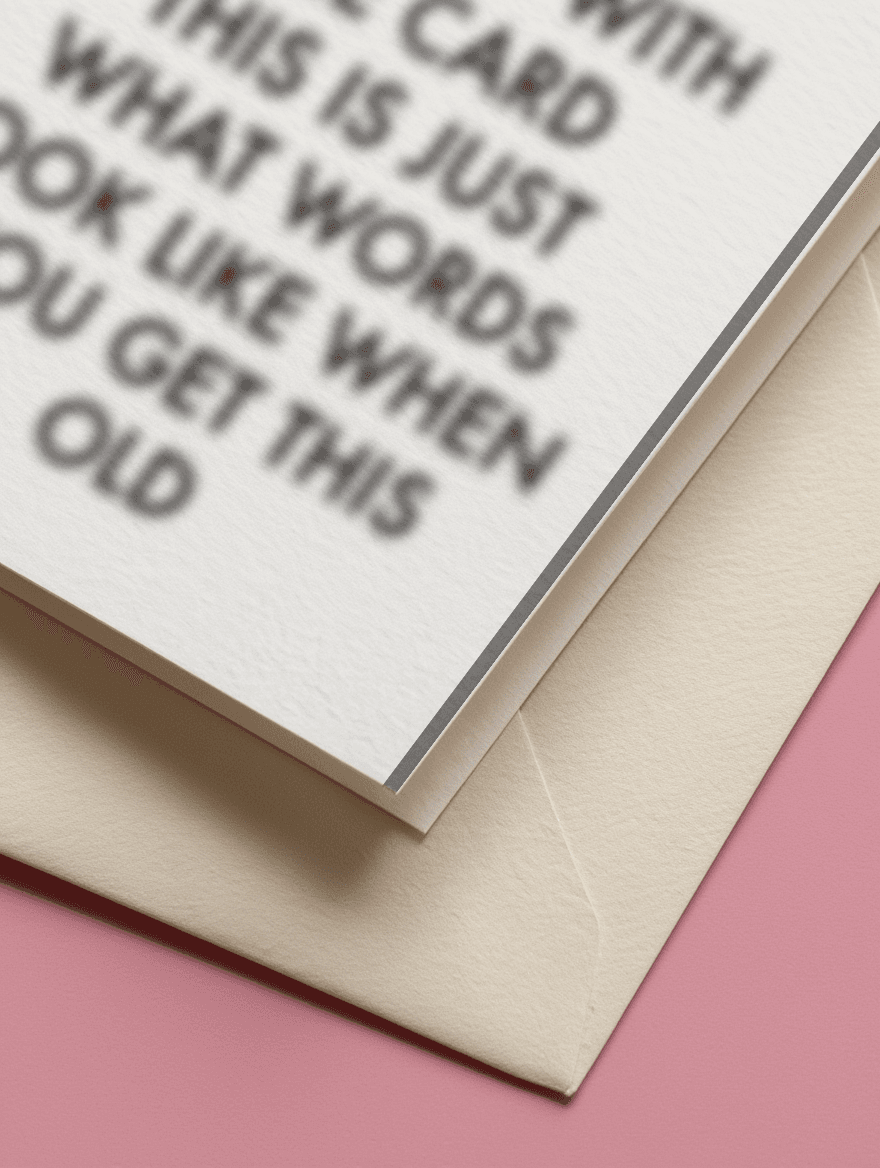 There is Nothing Wrong With the Card mockup 1