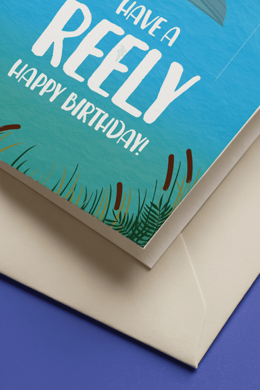 Have a Reely Happy Birthday mockup 3