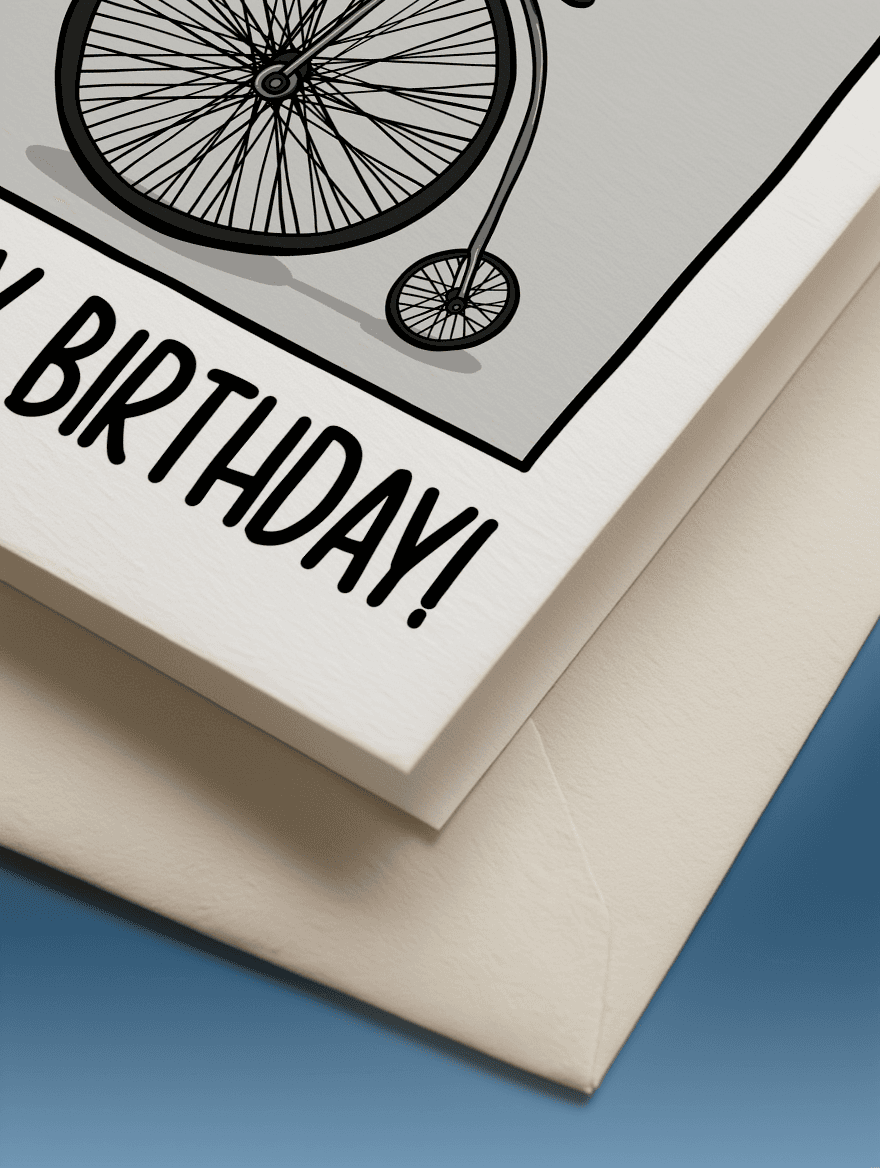 Look What I Found, It's Your First Bike mockup 1