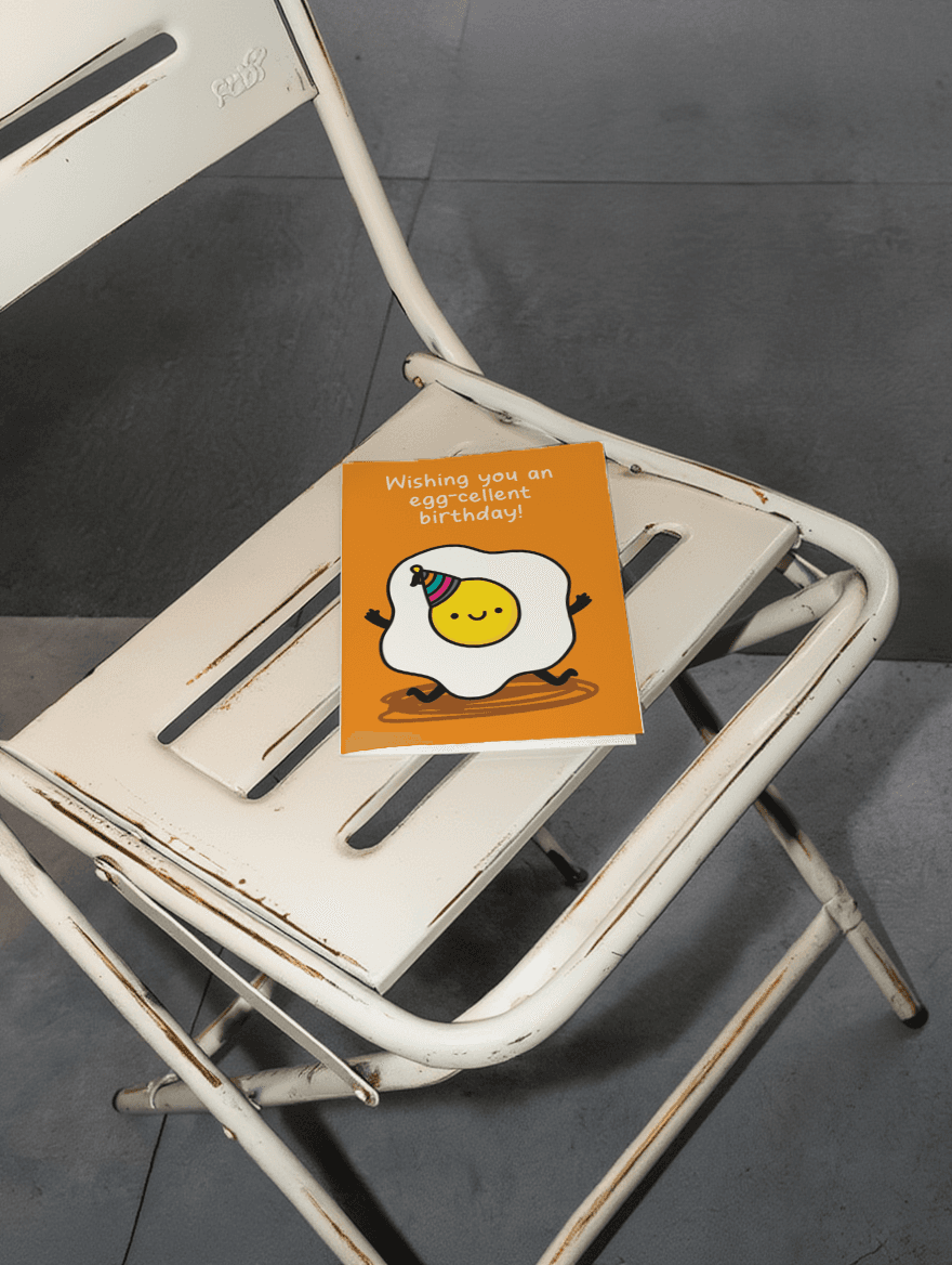 Wishing You an Egg-cellent Birthday! mockup 2