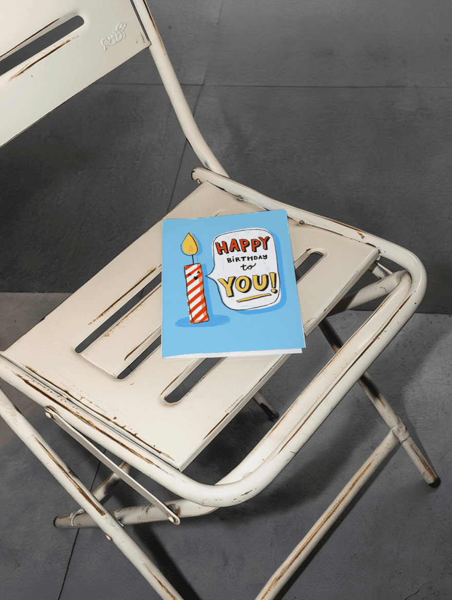 Happy Birthday to You - Candle mockup 1