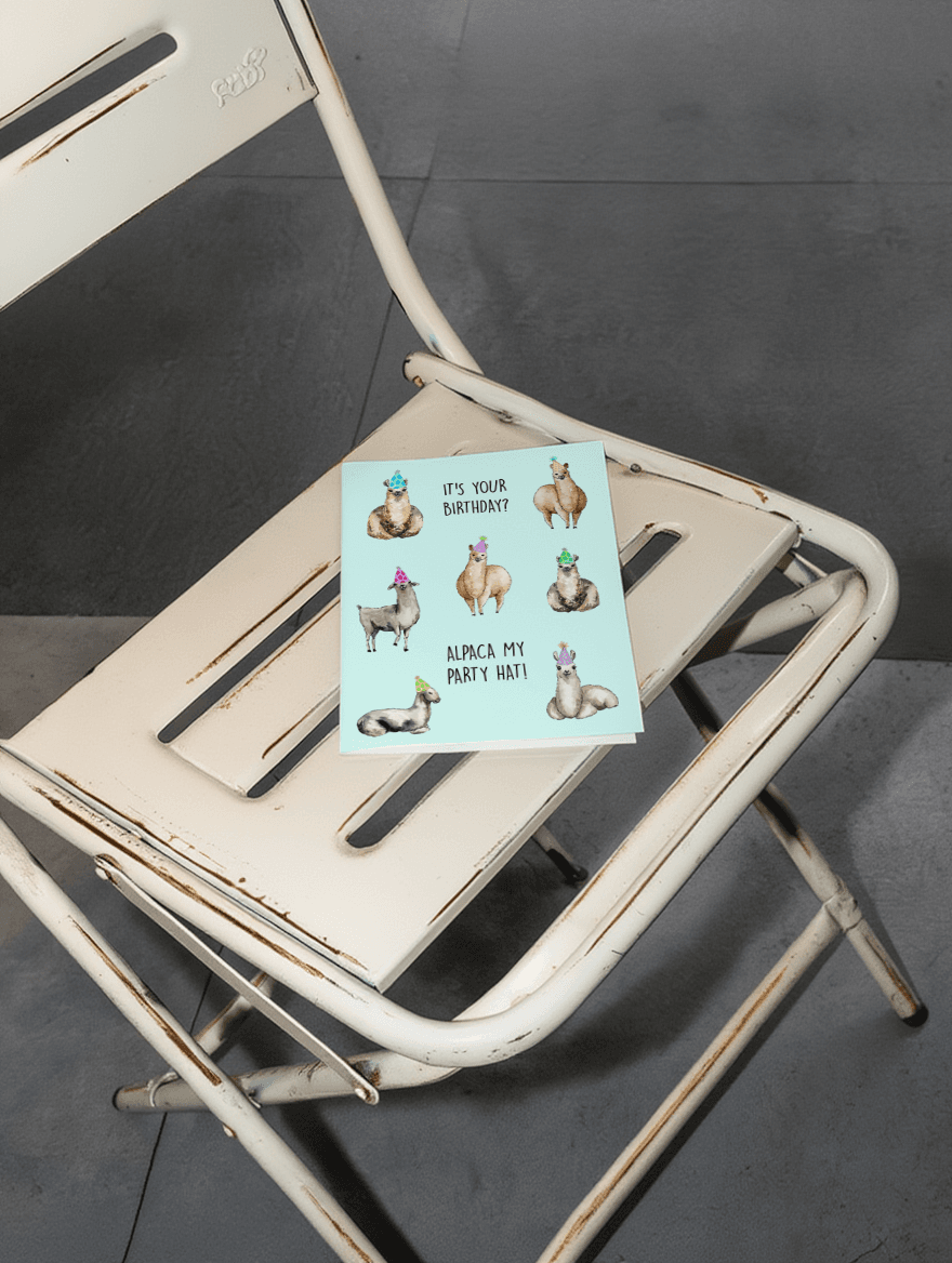 Alpaca My Party Hat! mockup 1