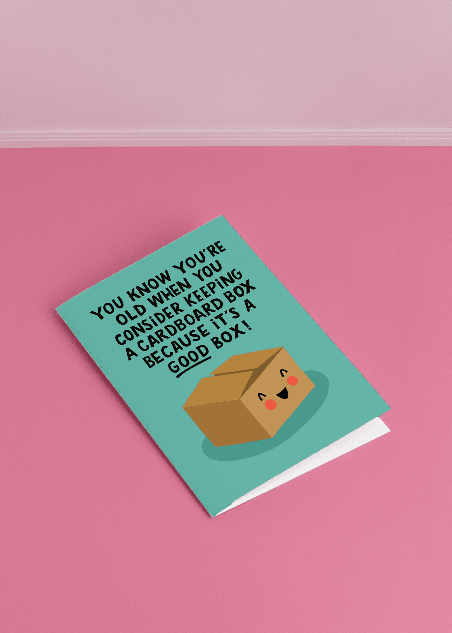 Keeping a Cardboard Box mockup 1