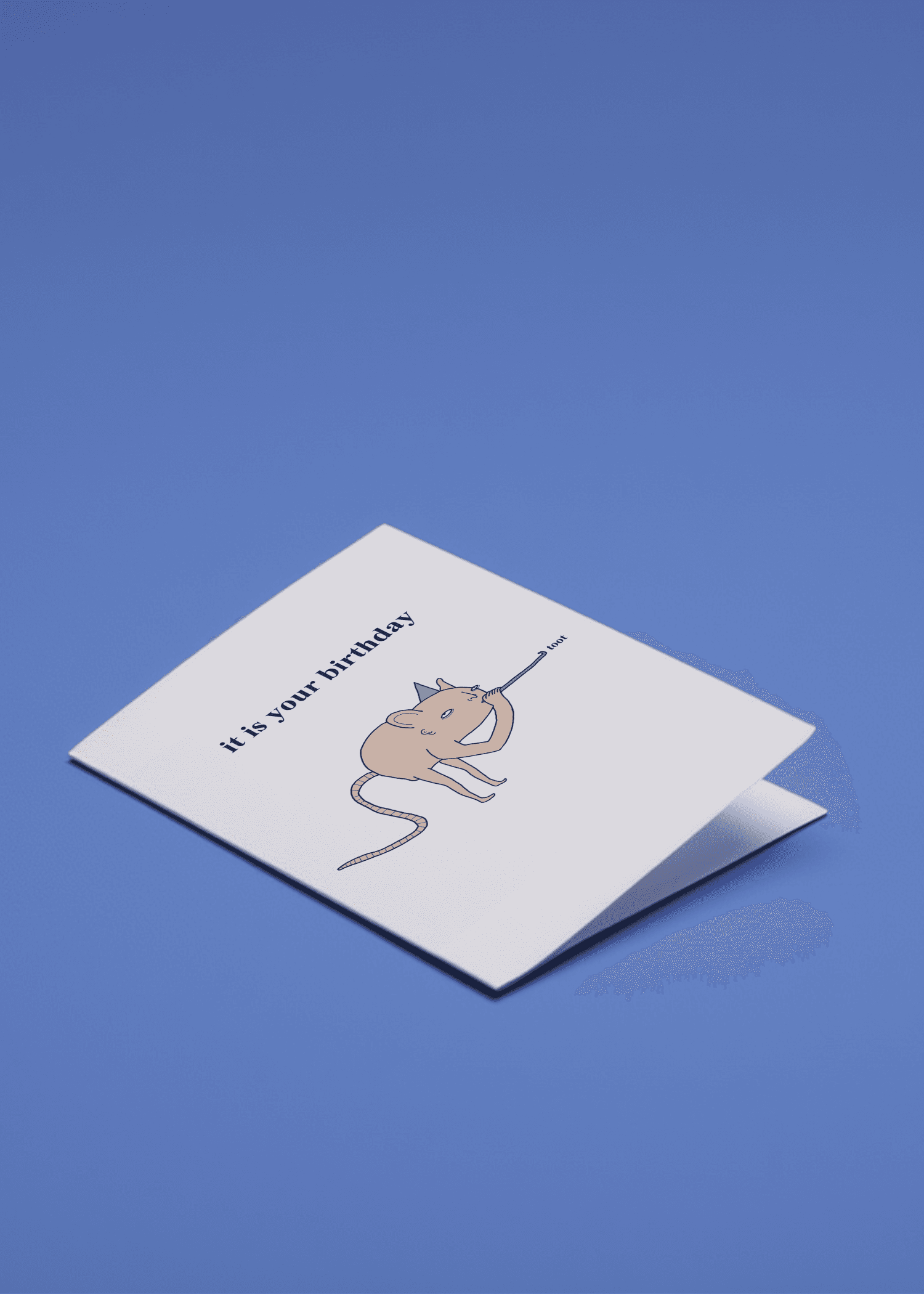 Toot Birthday Card mockup 1
