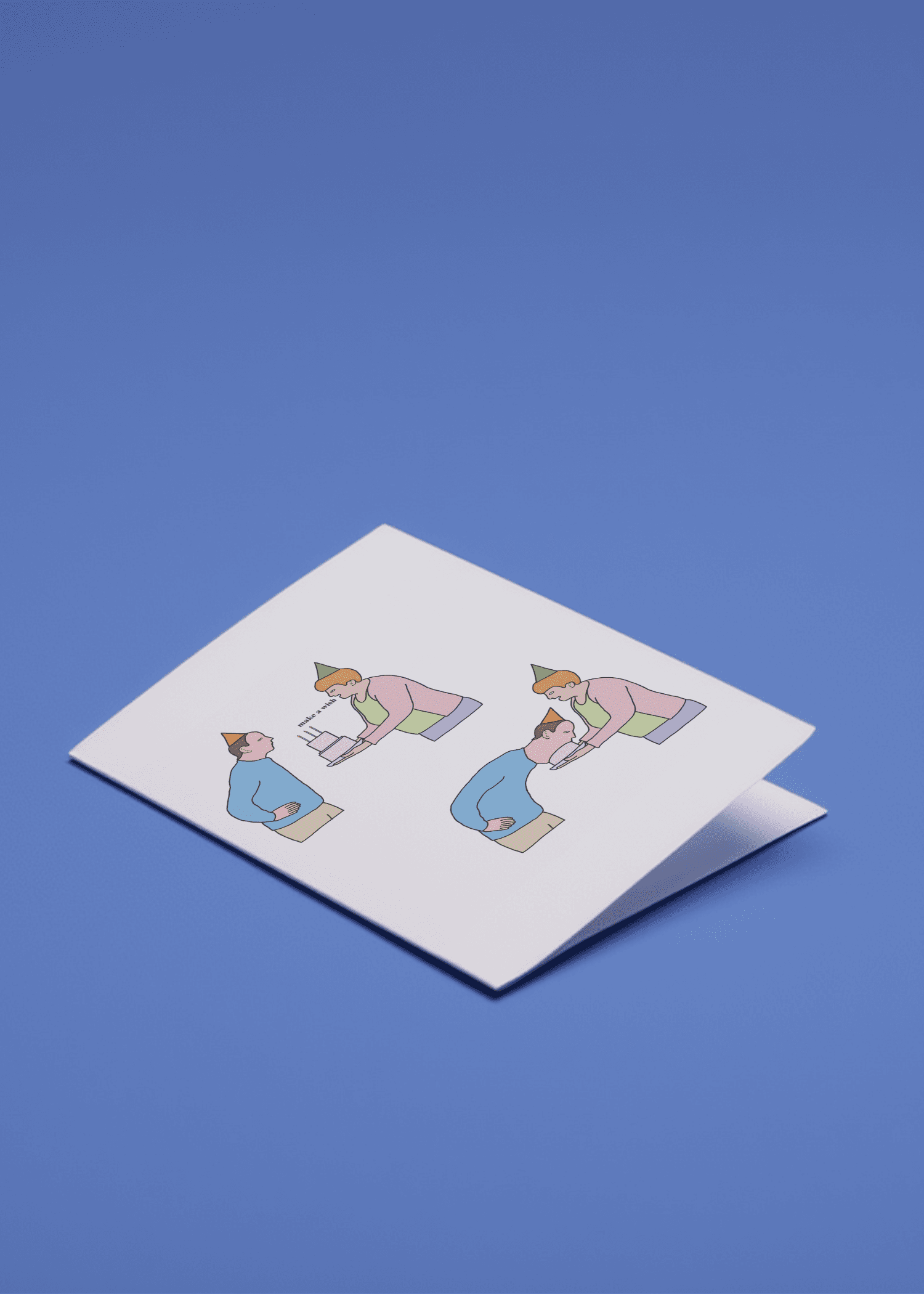Wish Birthday Card mockup 1