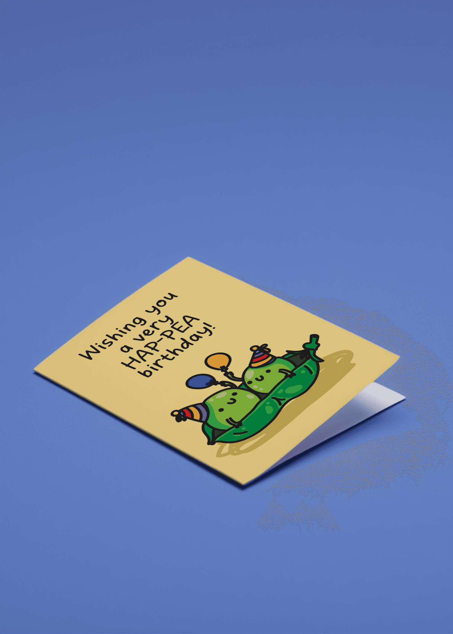 Wishing You a Very Hap-pea Birthday mockup 1