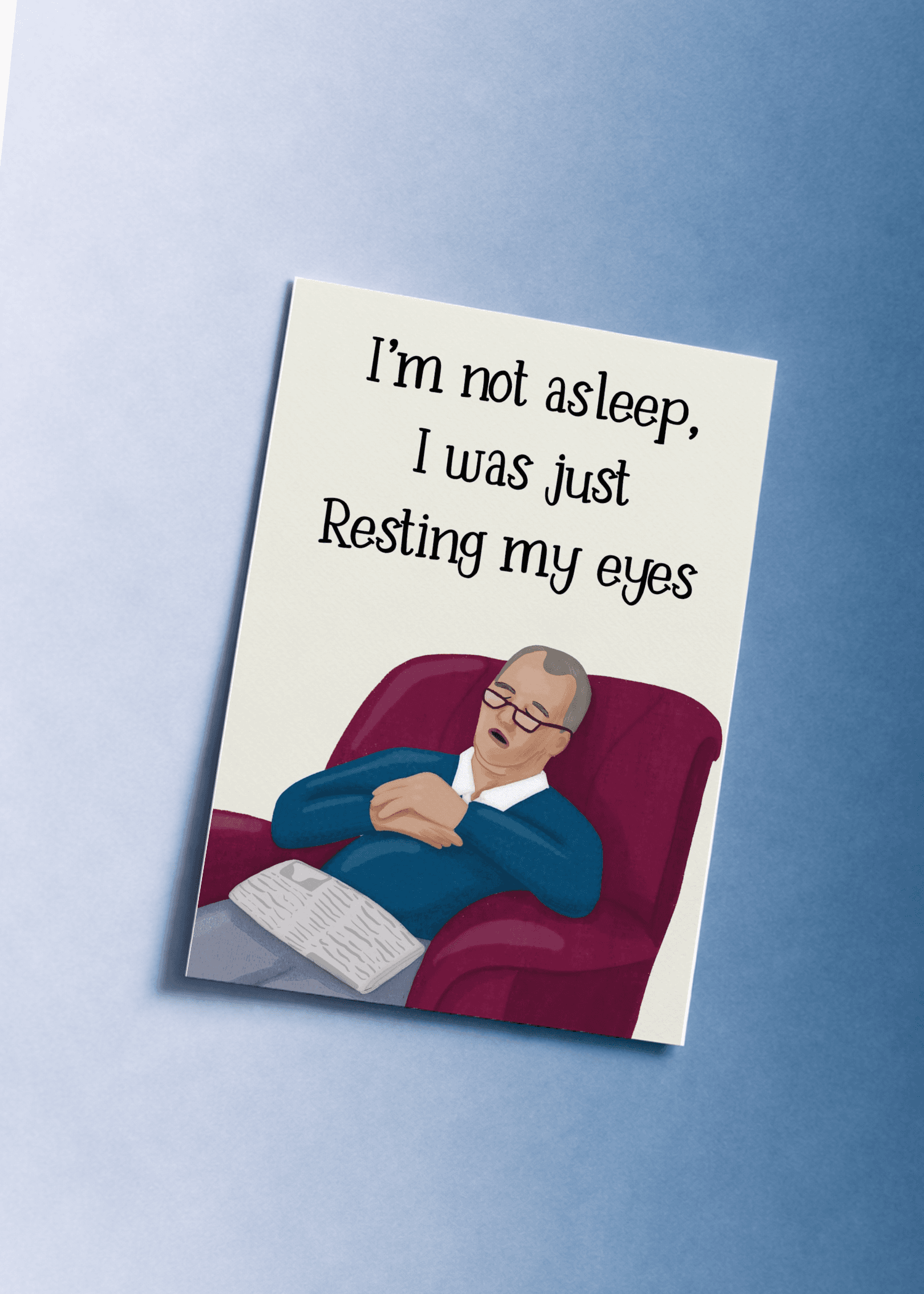 I'm Not Asleep, I Was Just Resting My Eyes mockup 1