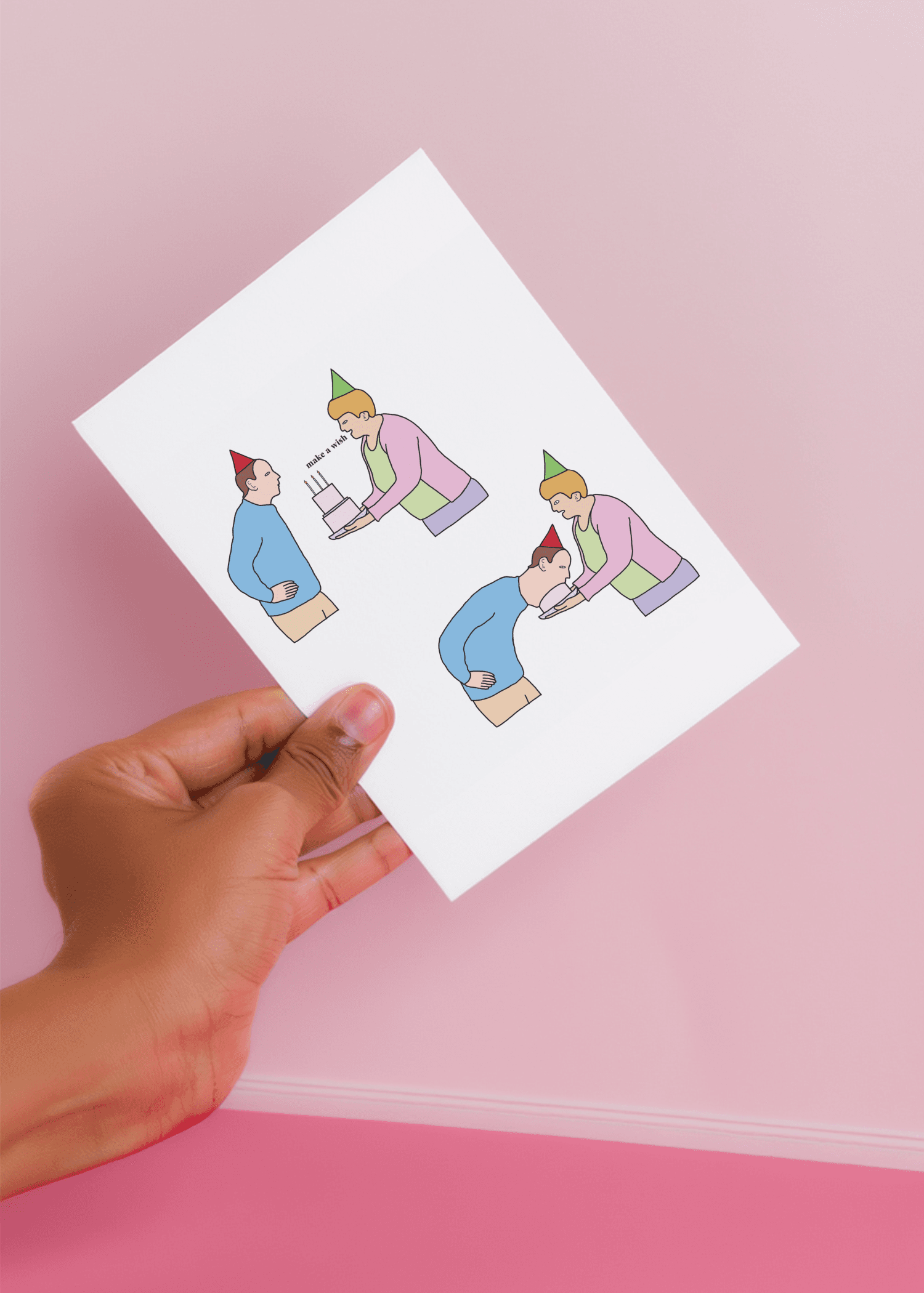 Wish Birthday Card mockup 4