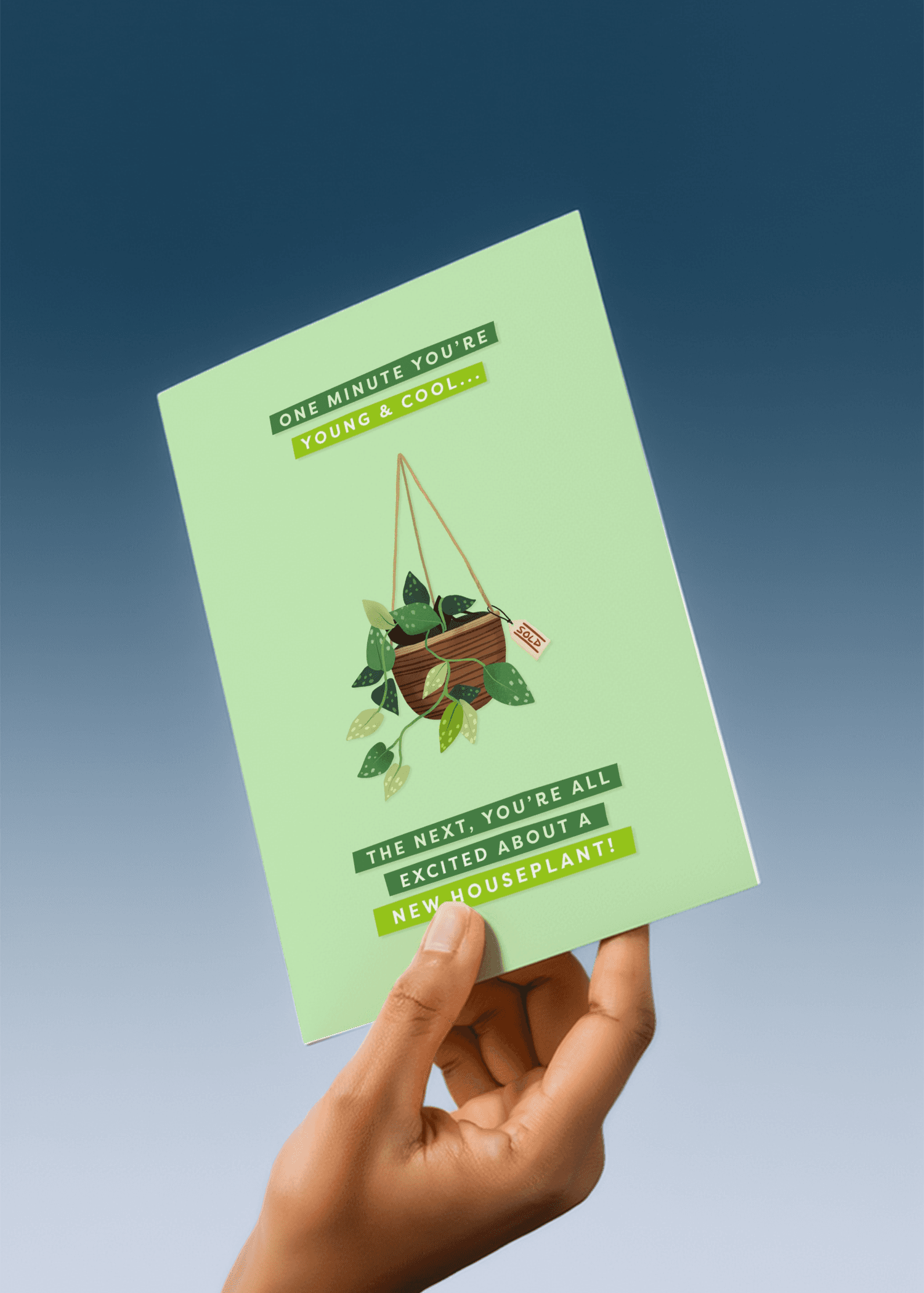 One Minute You're Young and Cool mockup 3