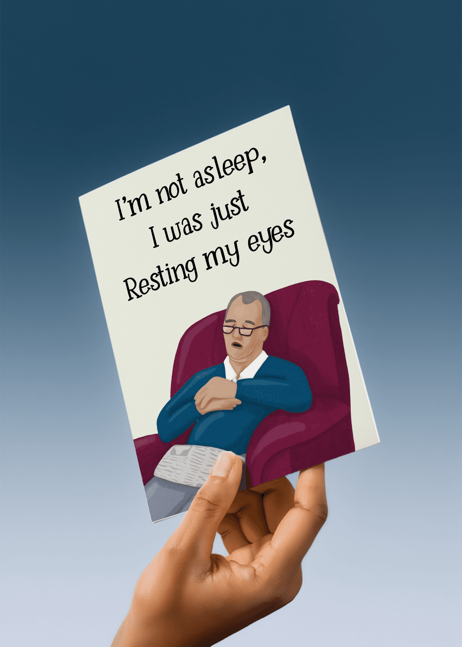 I'm Not Asleep, I Was Just Resting My Eyes mockup 3