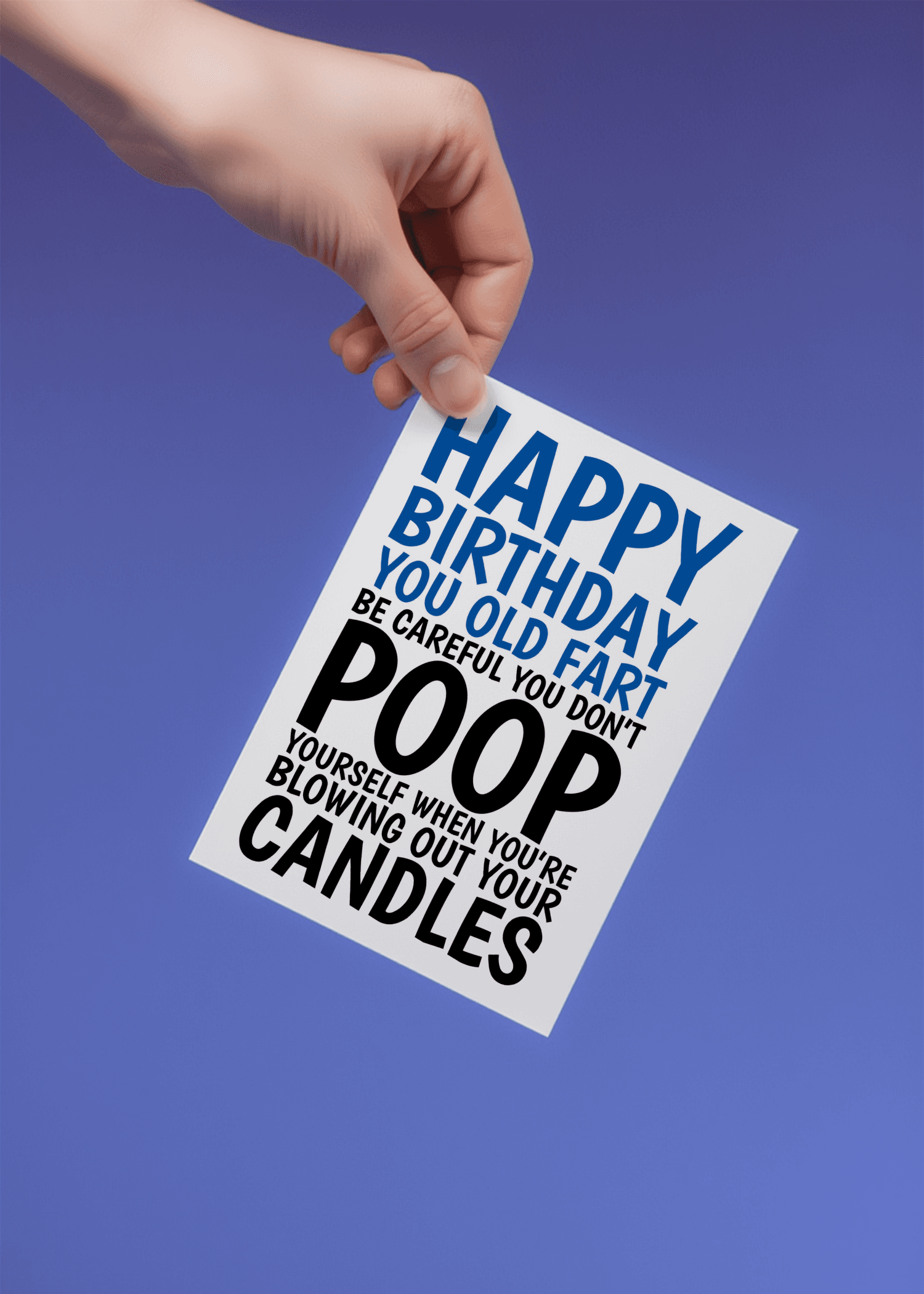 Happy Birthday You Old Fart mockup 4