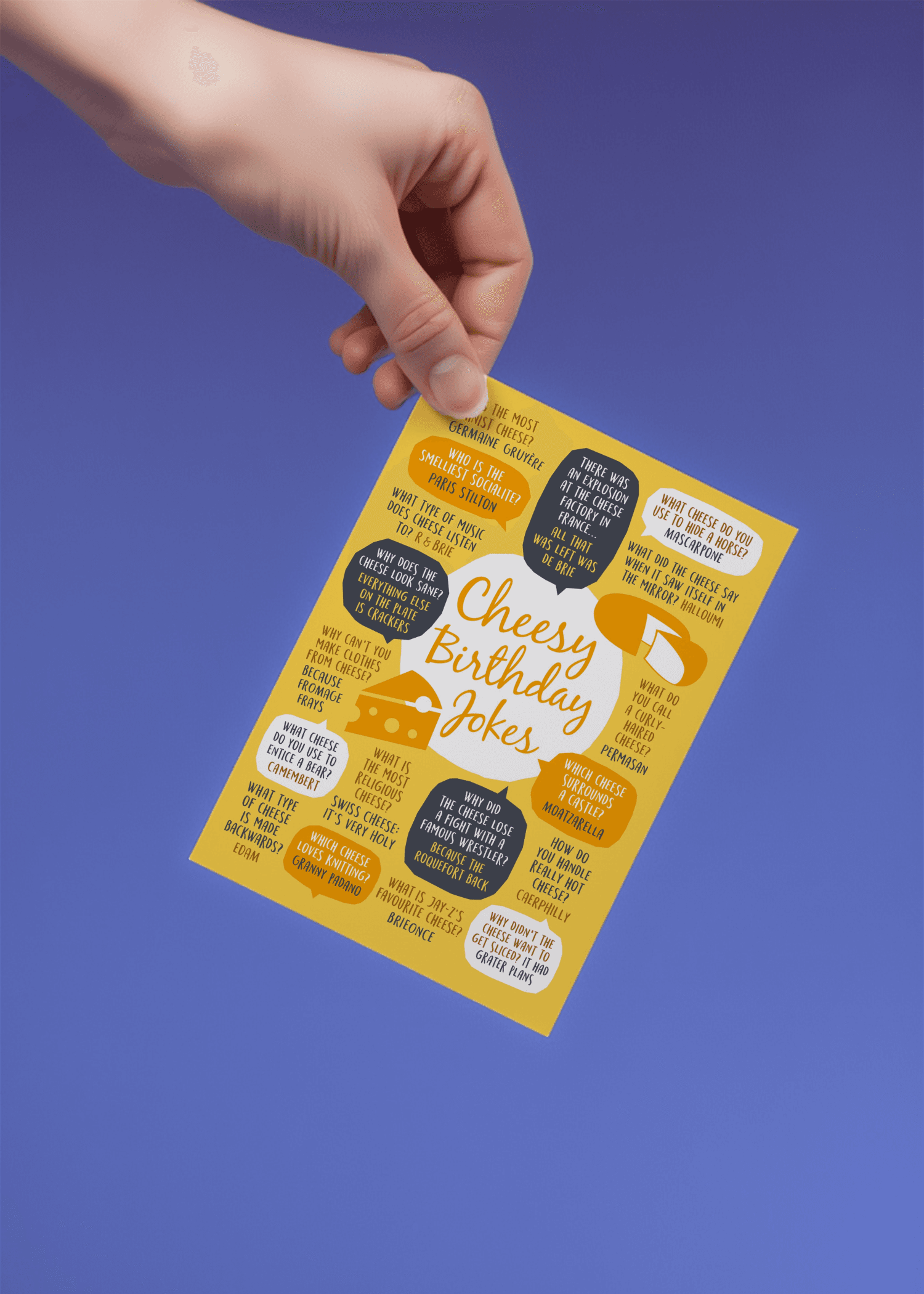 Cheesy Birthday Jokes mockup 4