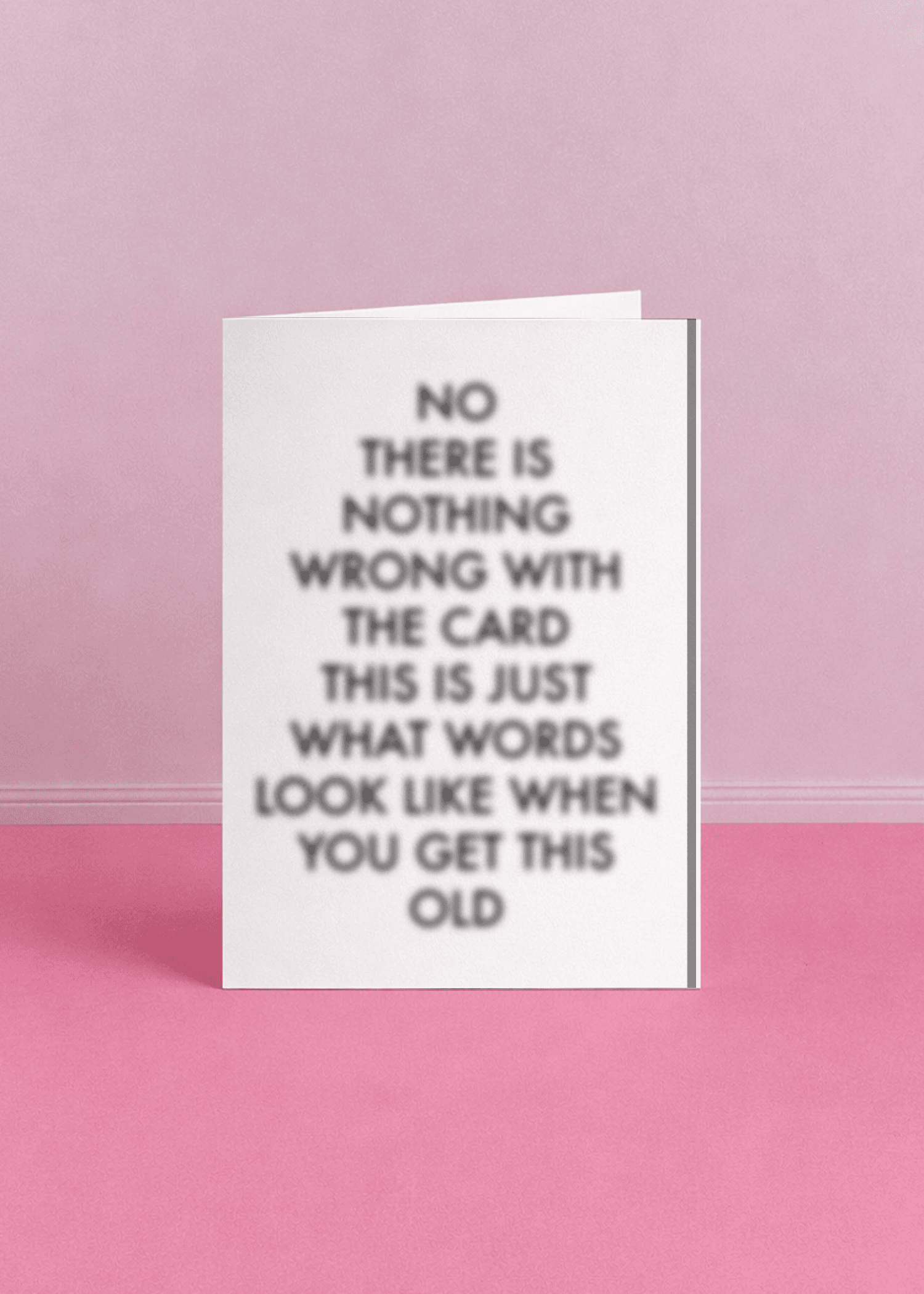 There is Nothing Wrong With the Card mockup 2