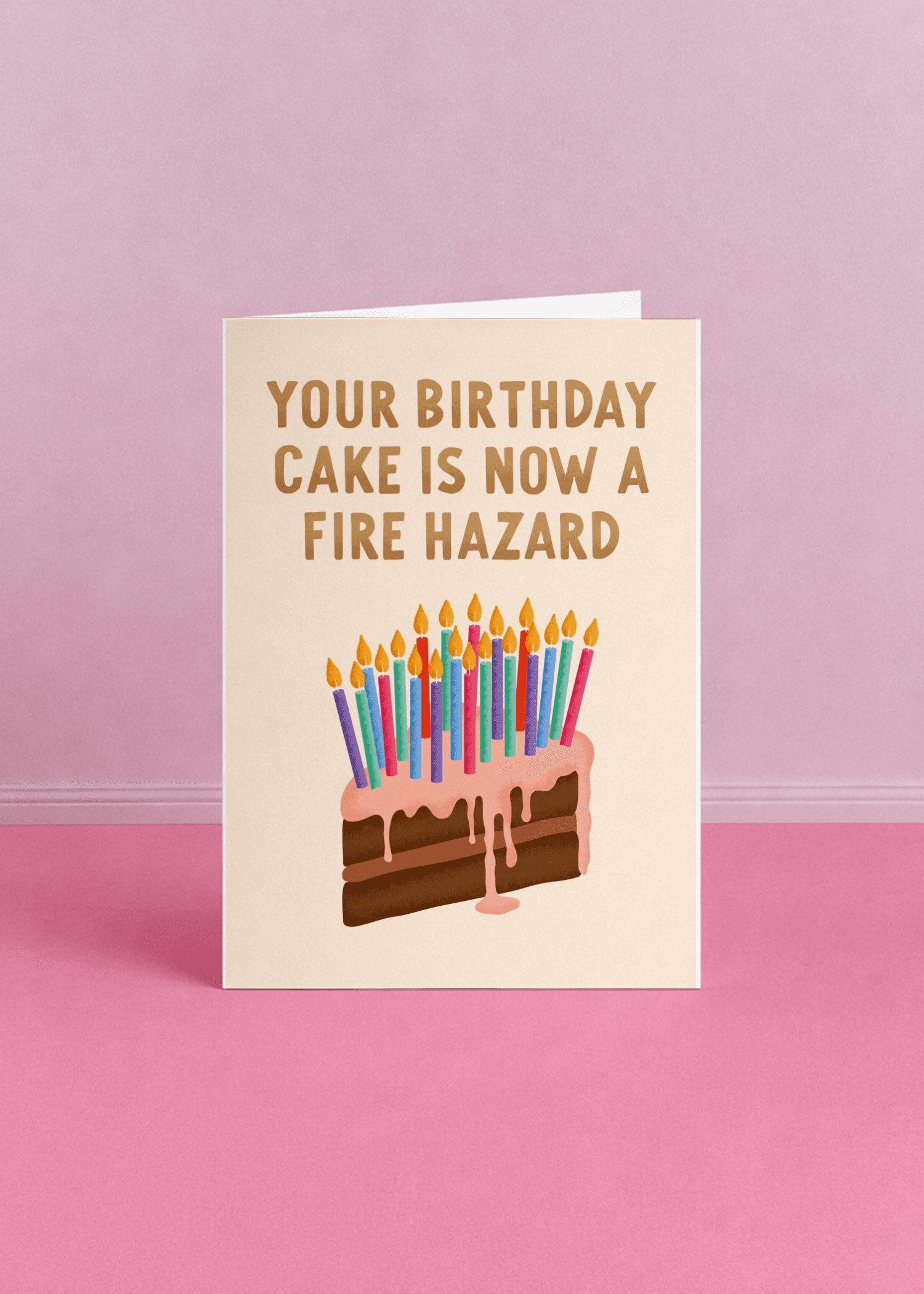 Your Birthday Cake is Now a Fire Hazzard mockup 5