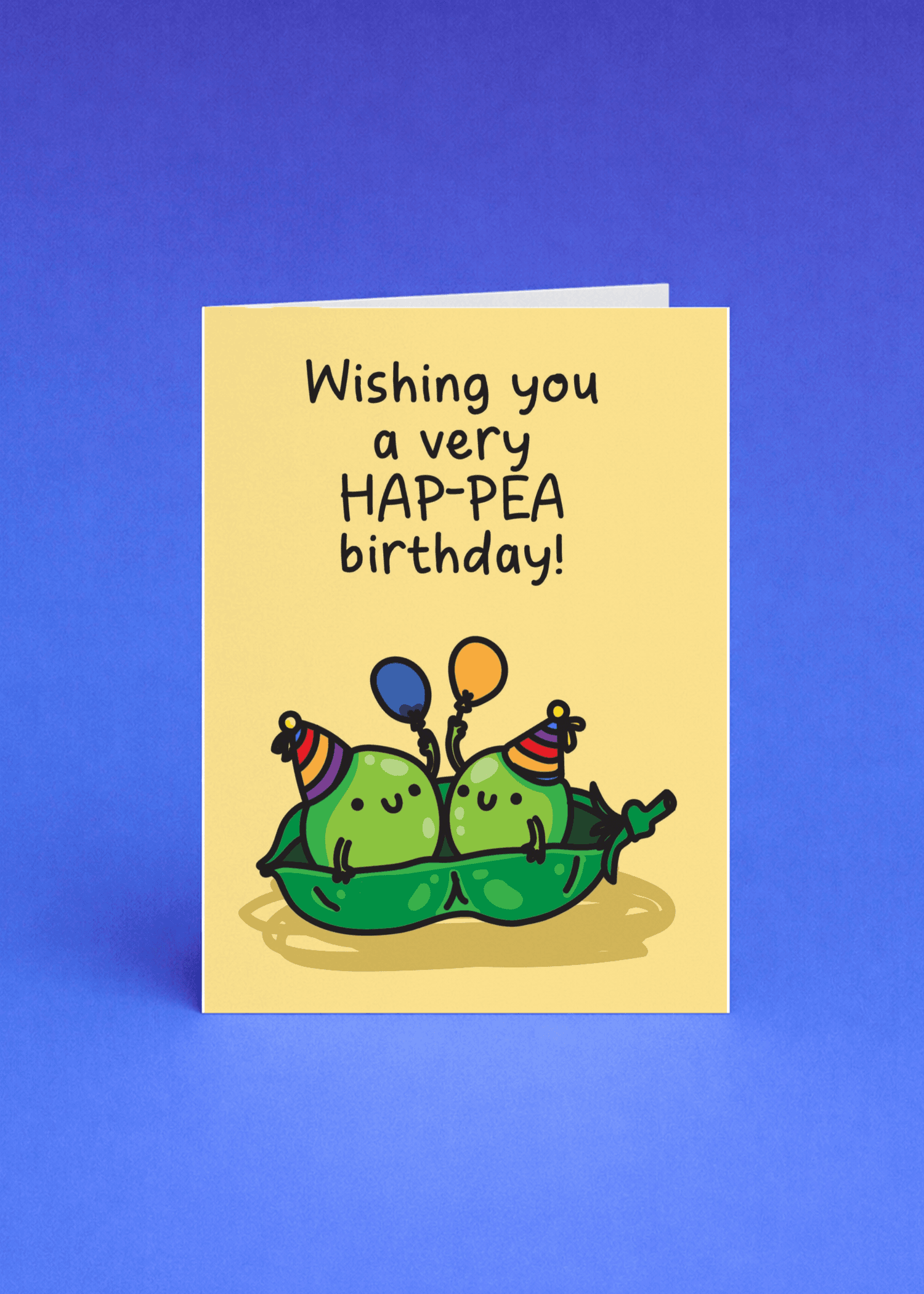 Wishing You a Very Hap-pea Birthday mockup 5