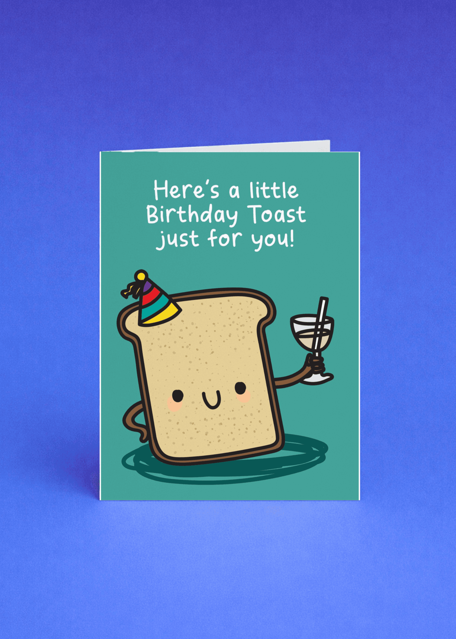 Here's a Little Birthday Toast Just for You mockup 5