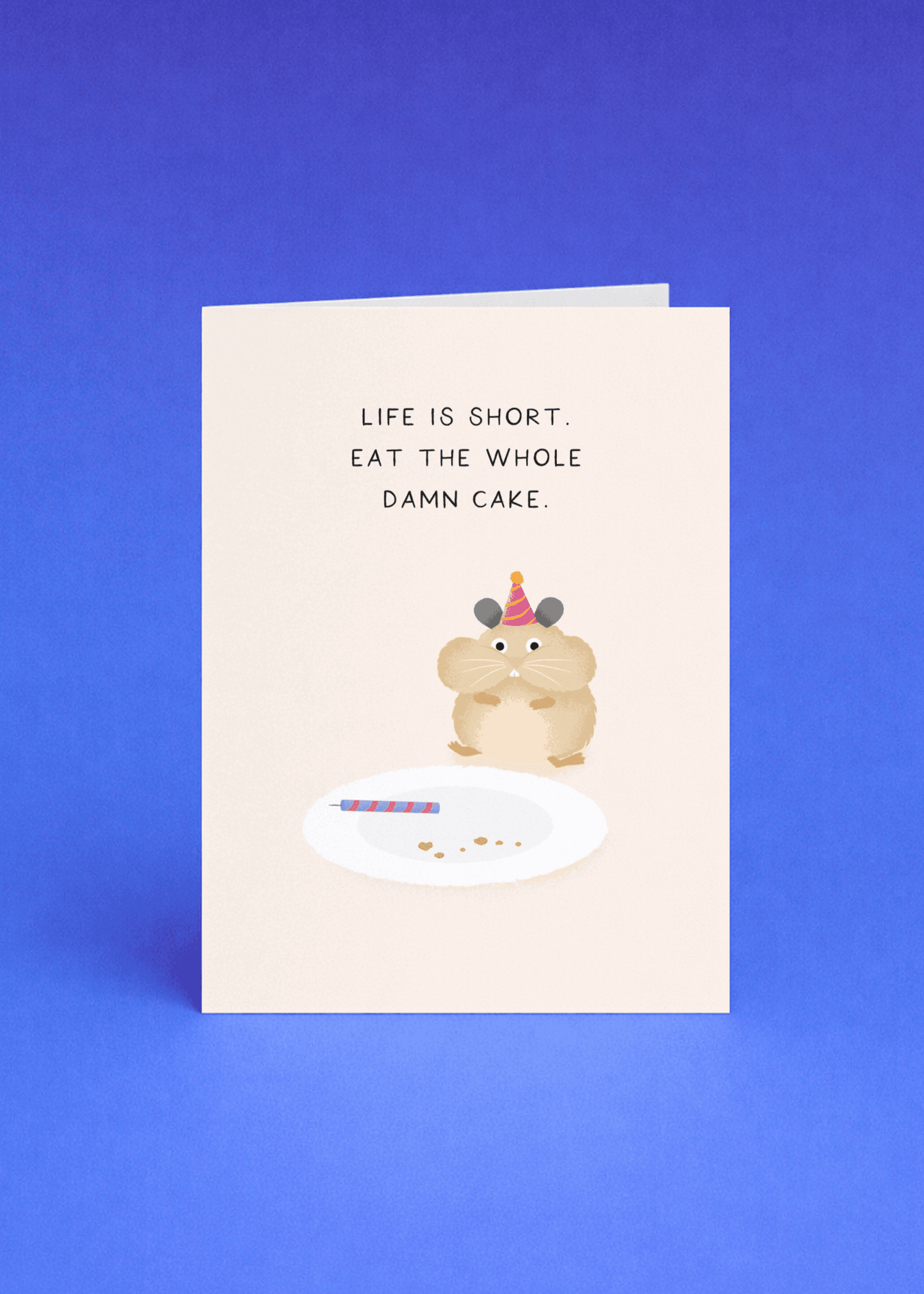 Life is Short, Eat the Whole Damn Cake mockup 5
