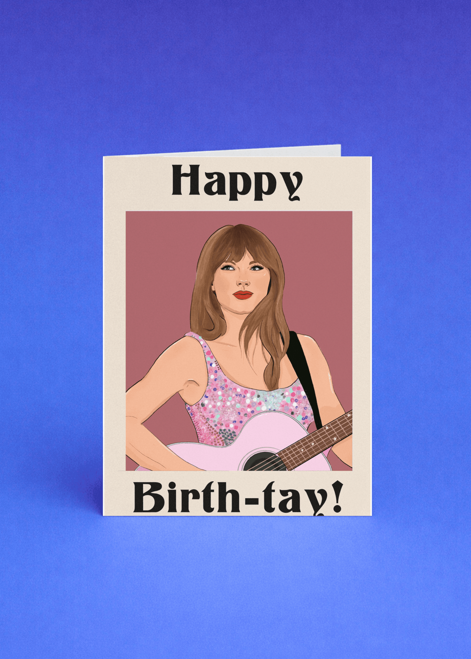 Happy Birth-tay! - Guitar mockup 3