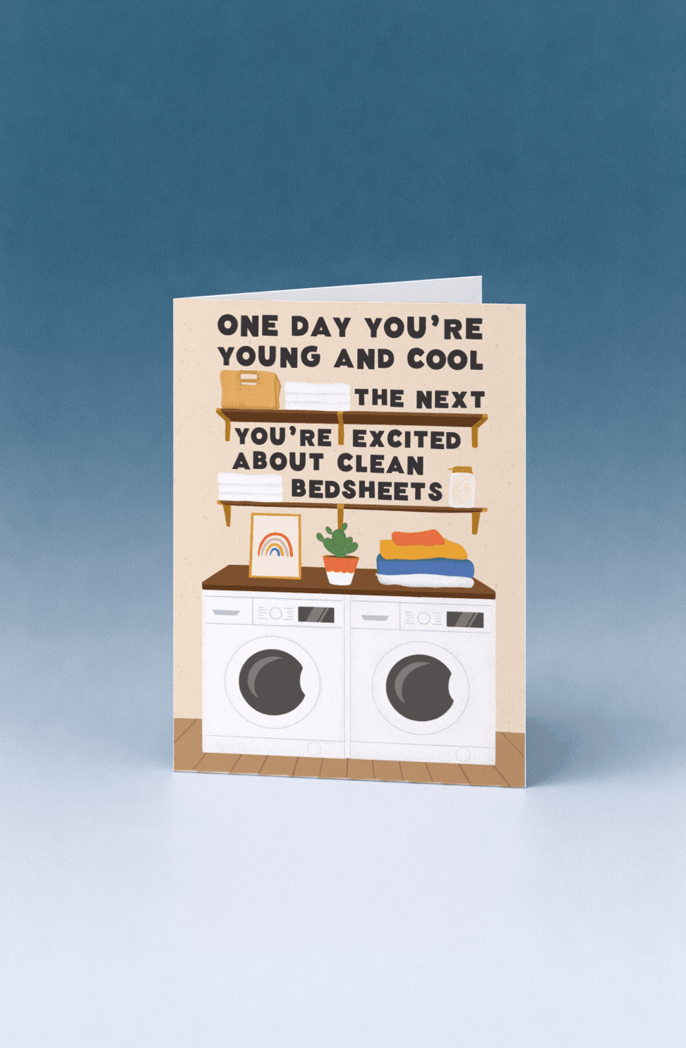 One Day You're Young and Cool - Bedsheets mockup 5