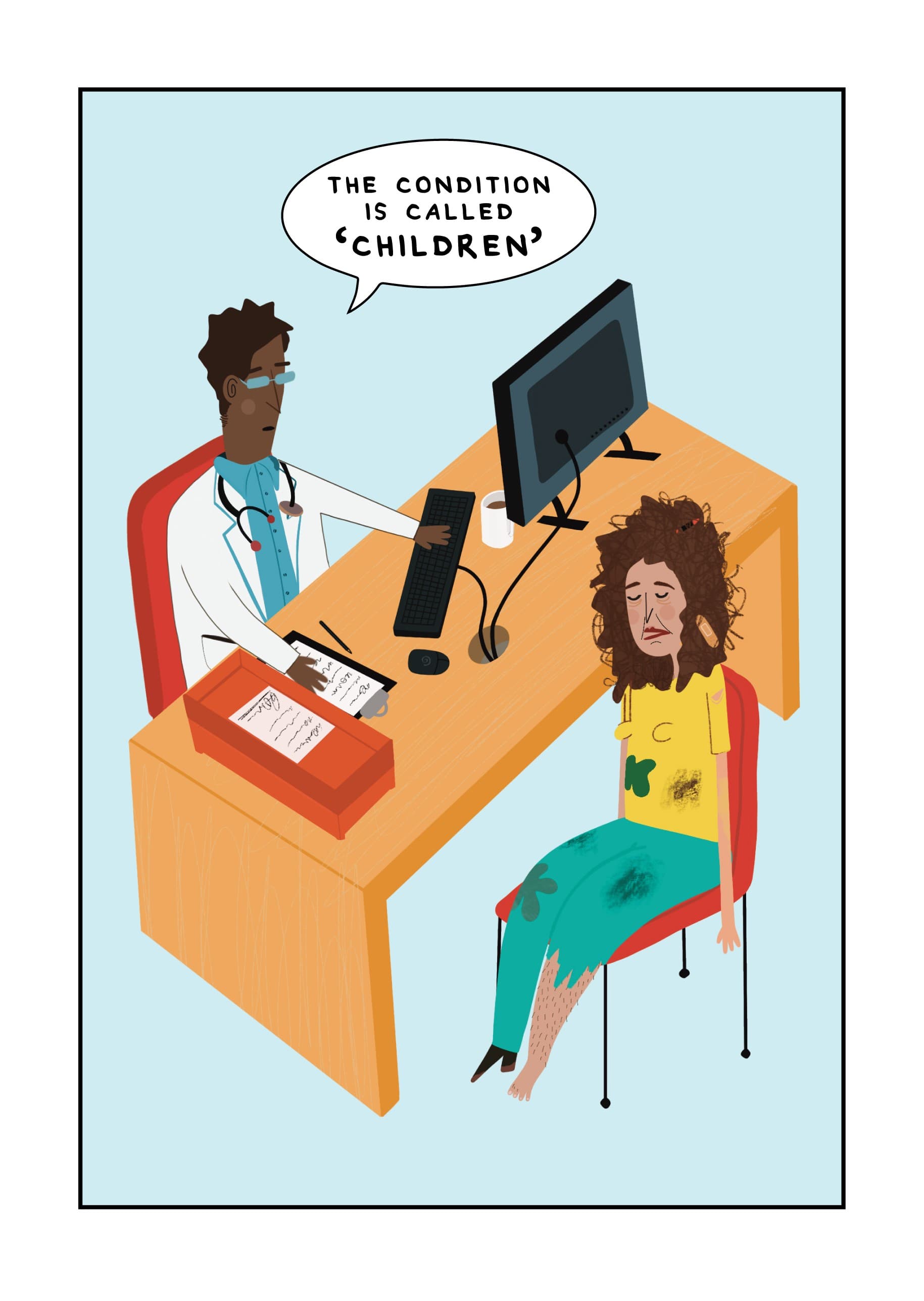 The Condition Is Called Children Card