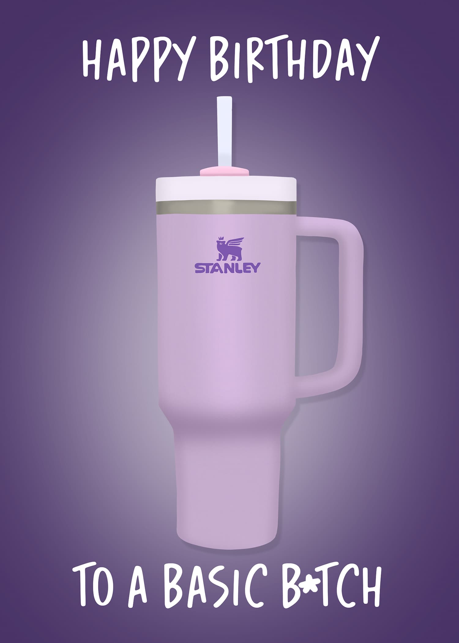 Basic B*tch Birthday Card