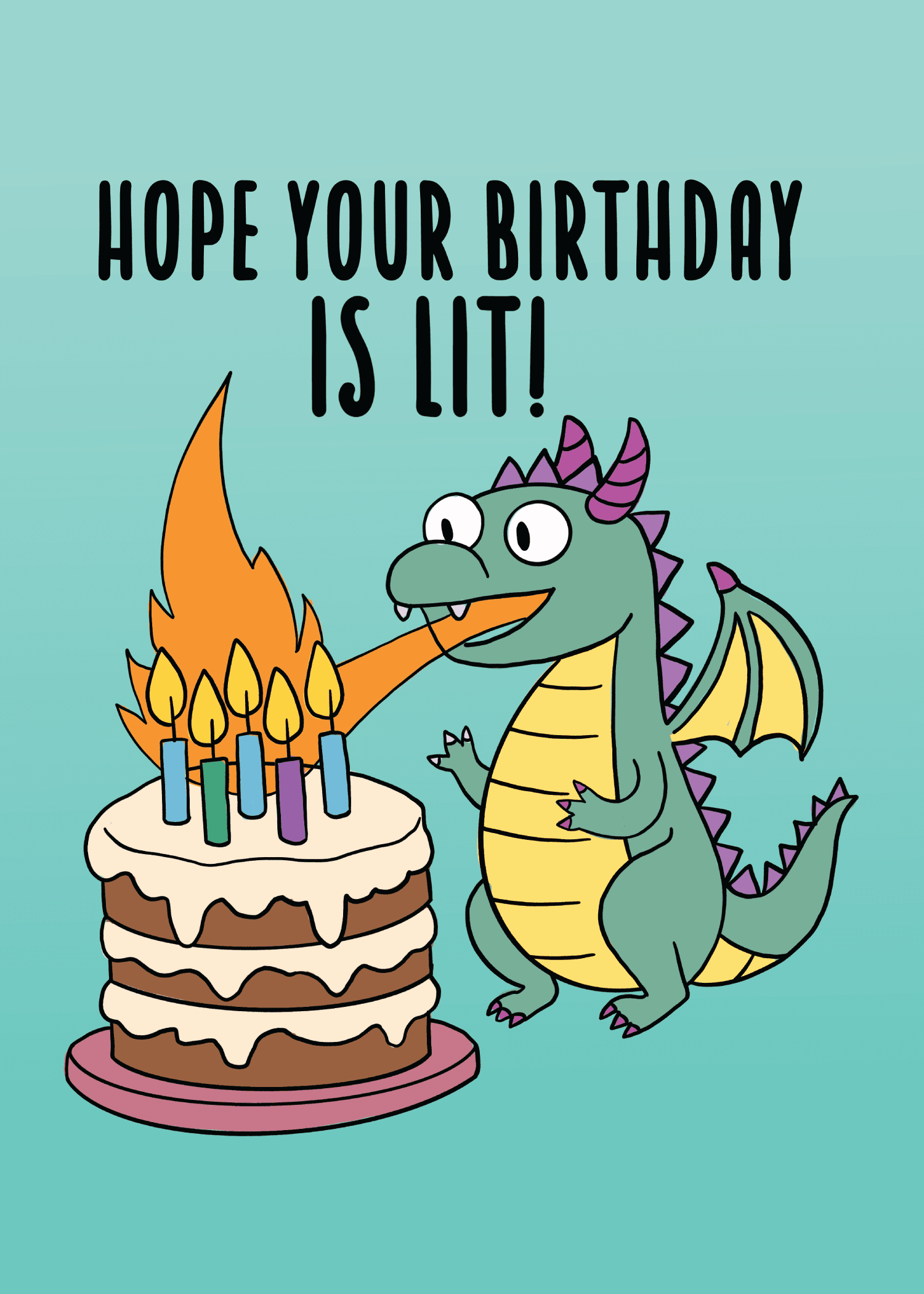 Birthday Dragon Fire