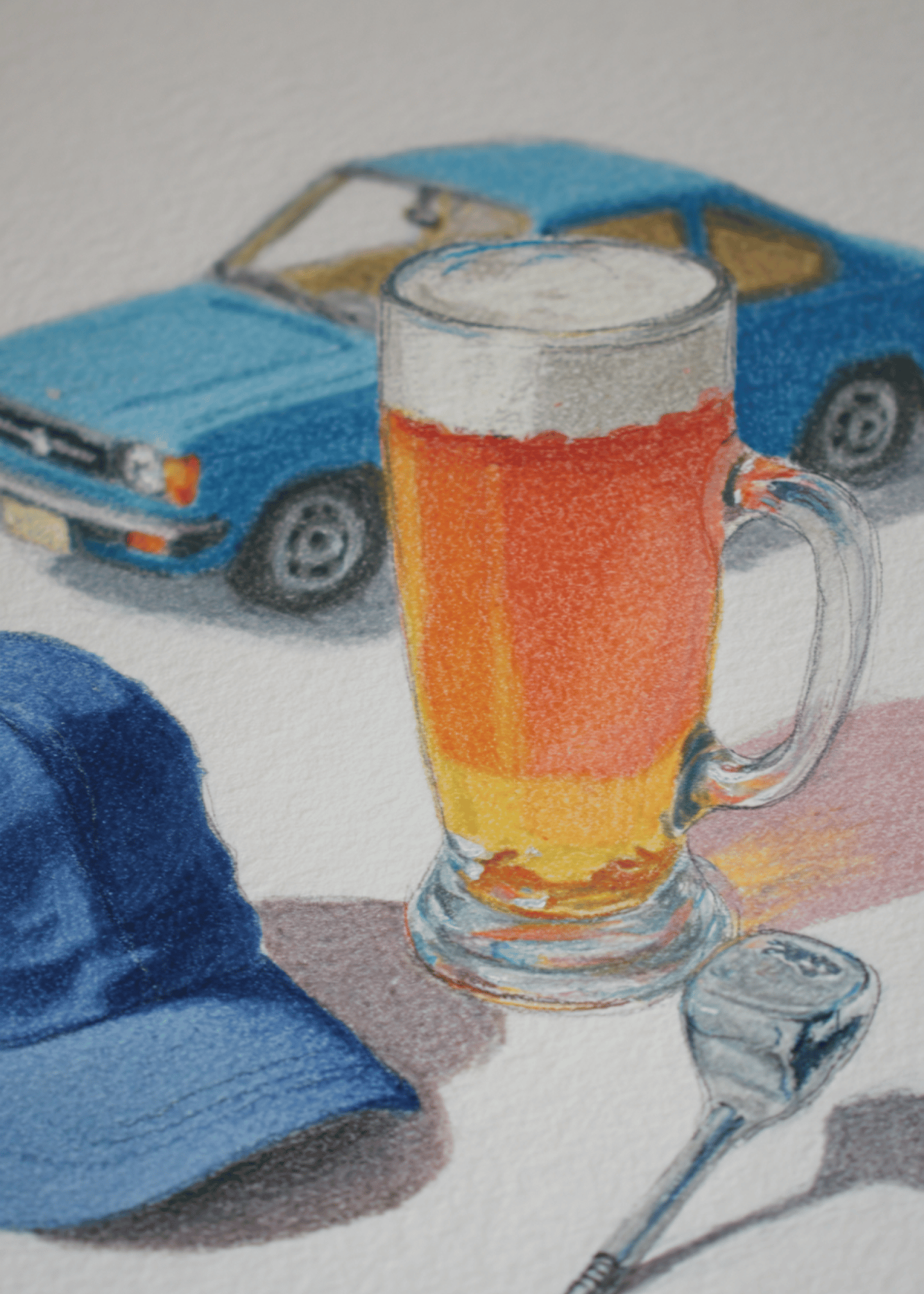 Classic Car and Cold Beer