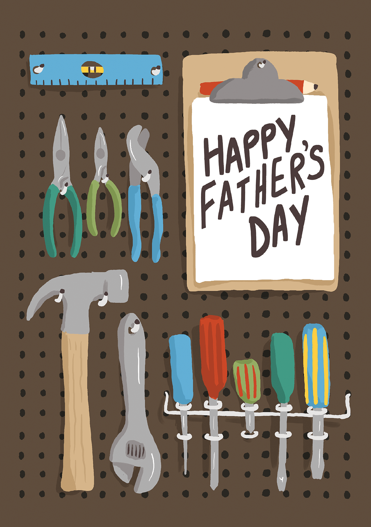 Workshop Father's Day Card