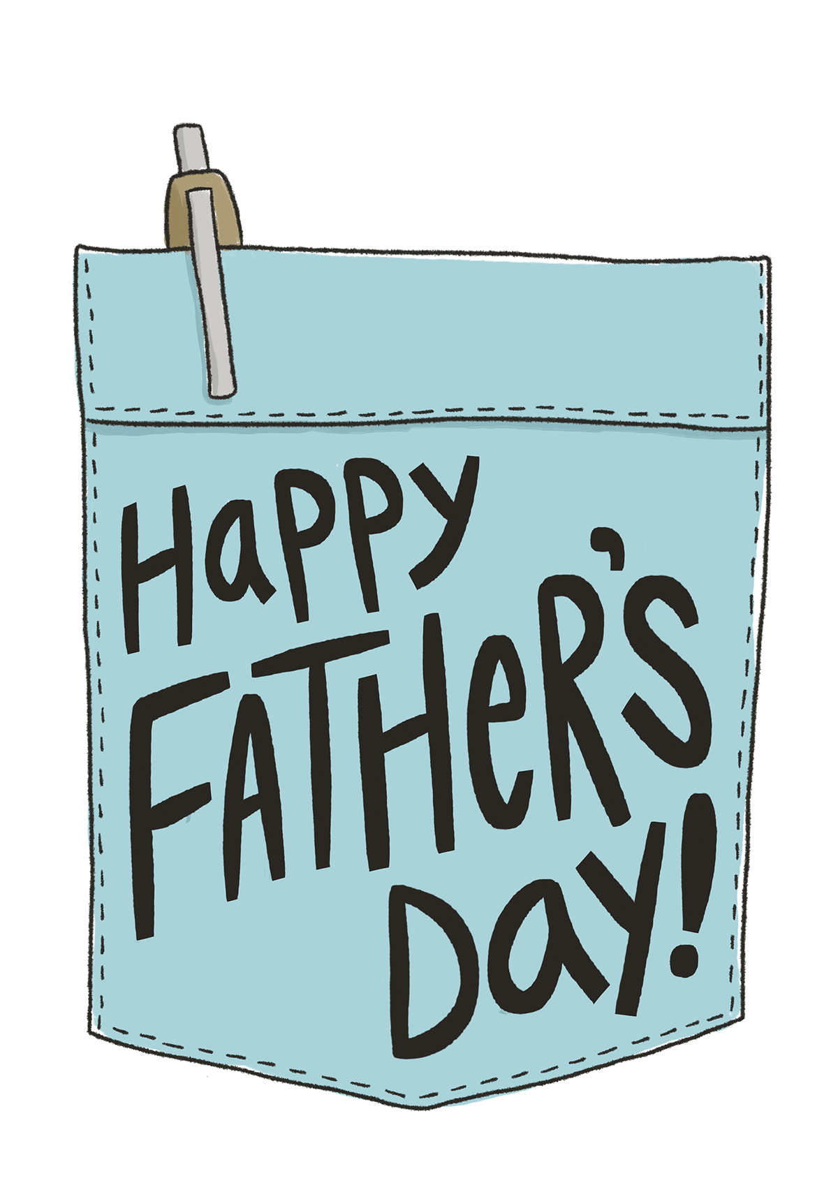 Happy Father's Day Pocket