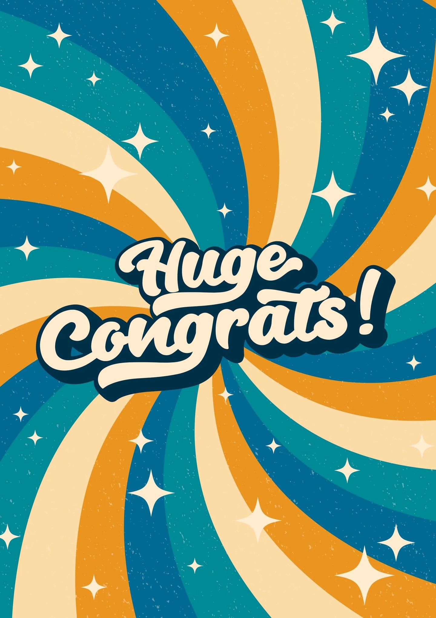 Huge Congrats