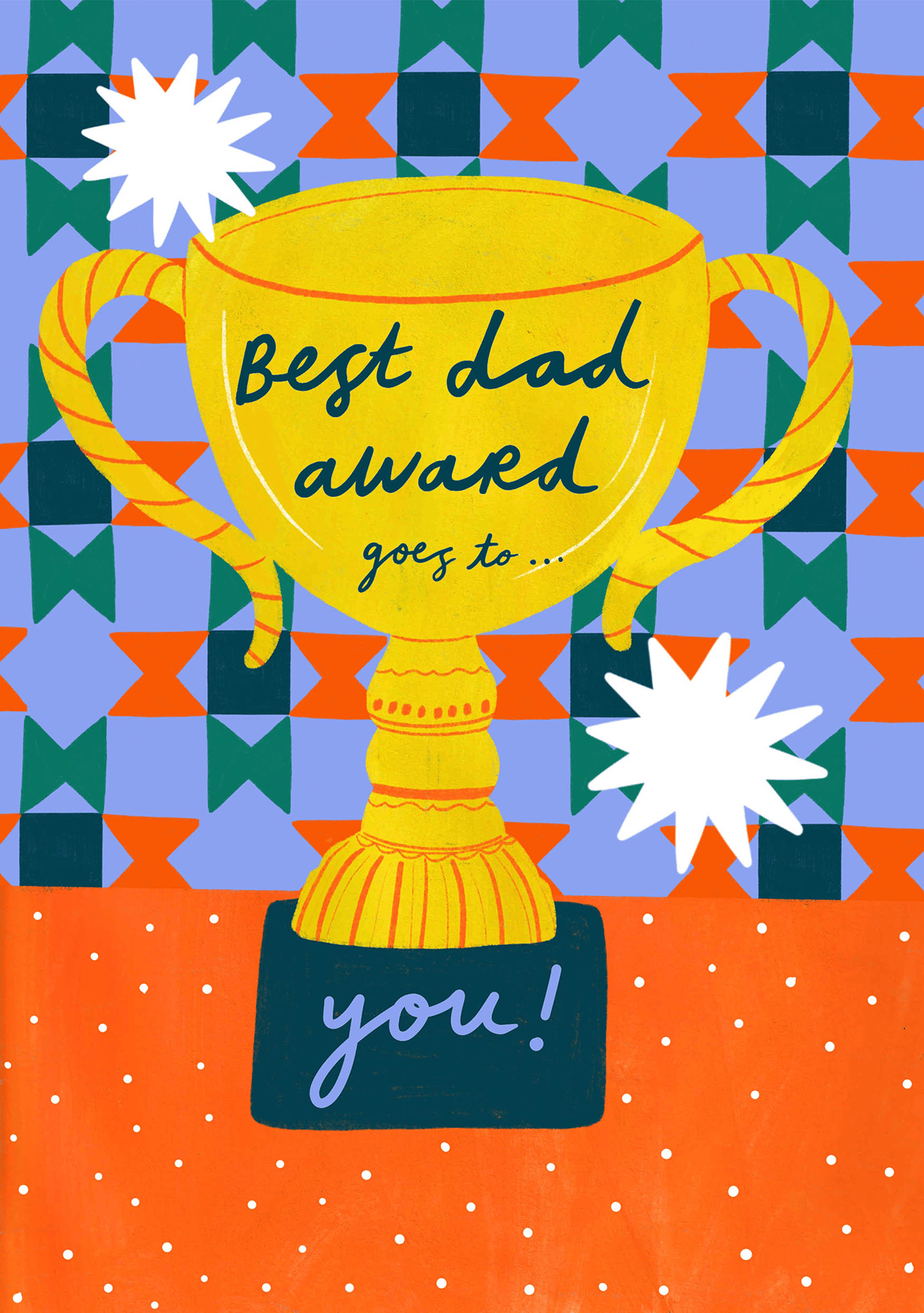 Best Dad Award Trophy