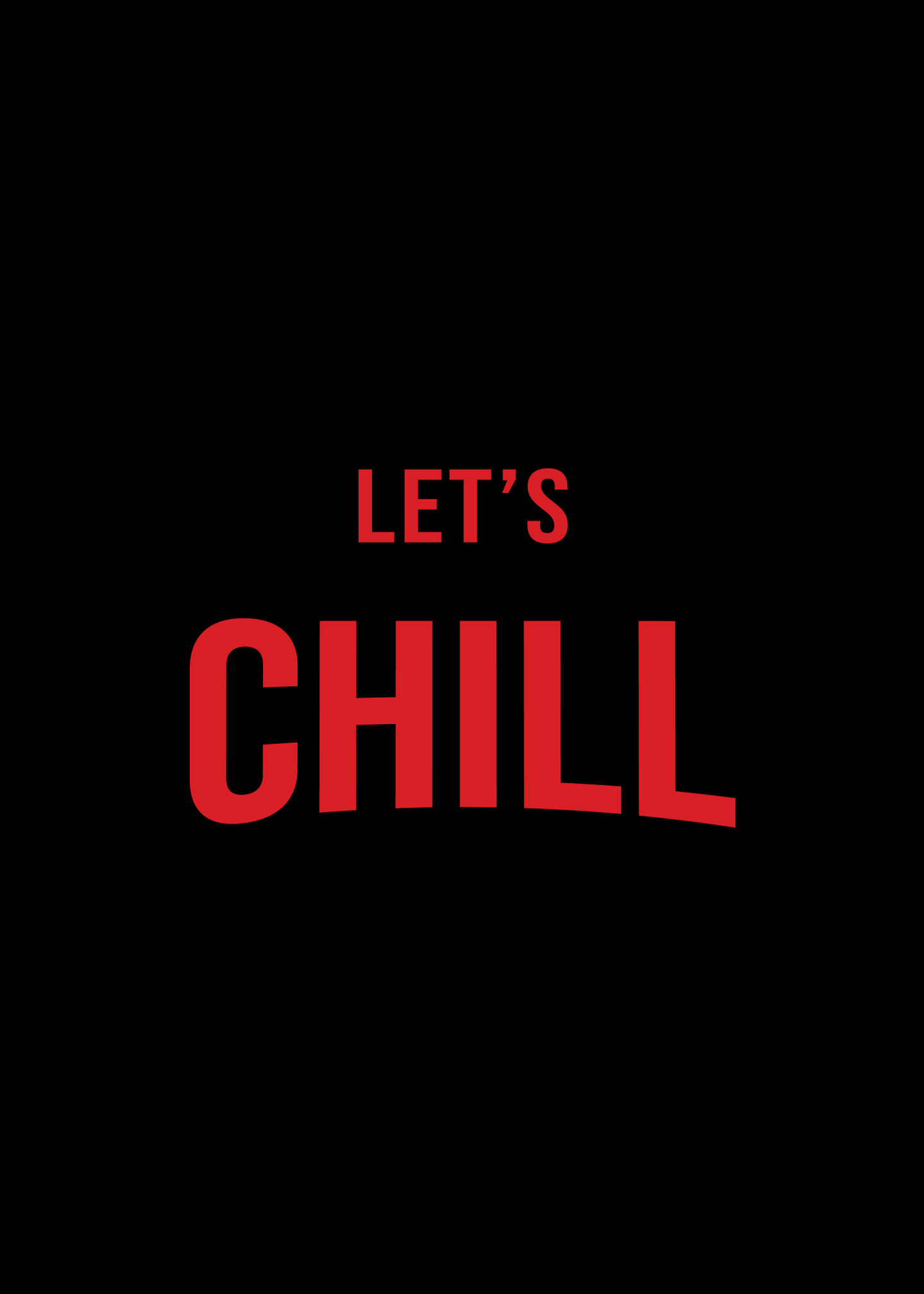 Let’s Chill Love Card