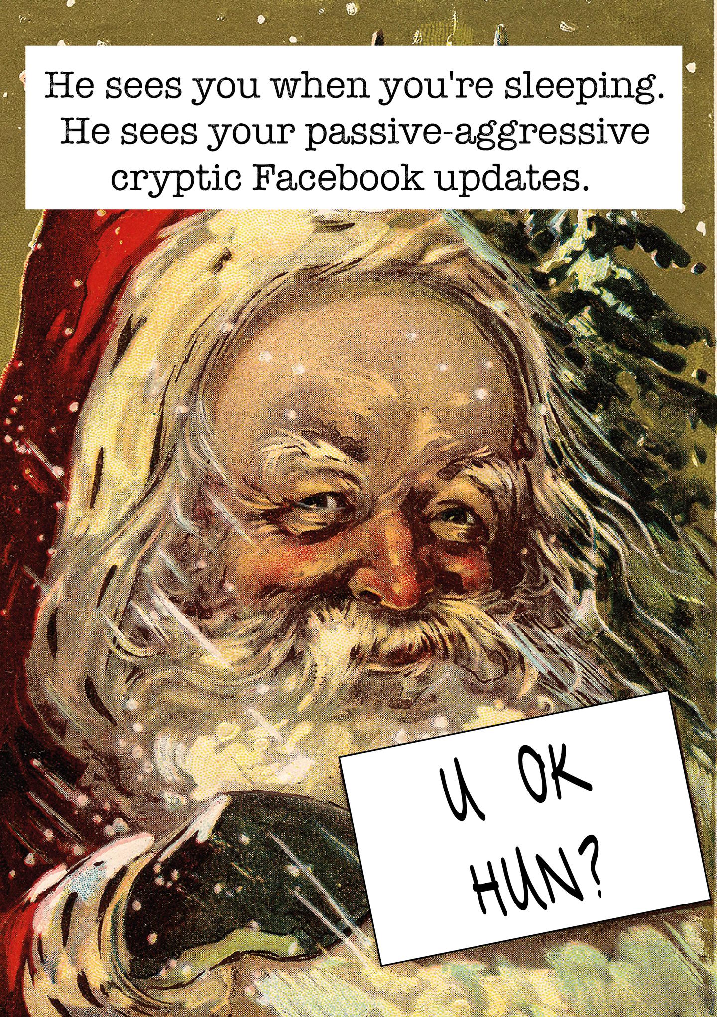 Santa's Watching You When You're Sleeping