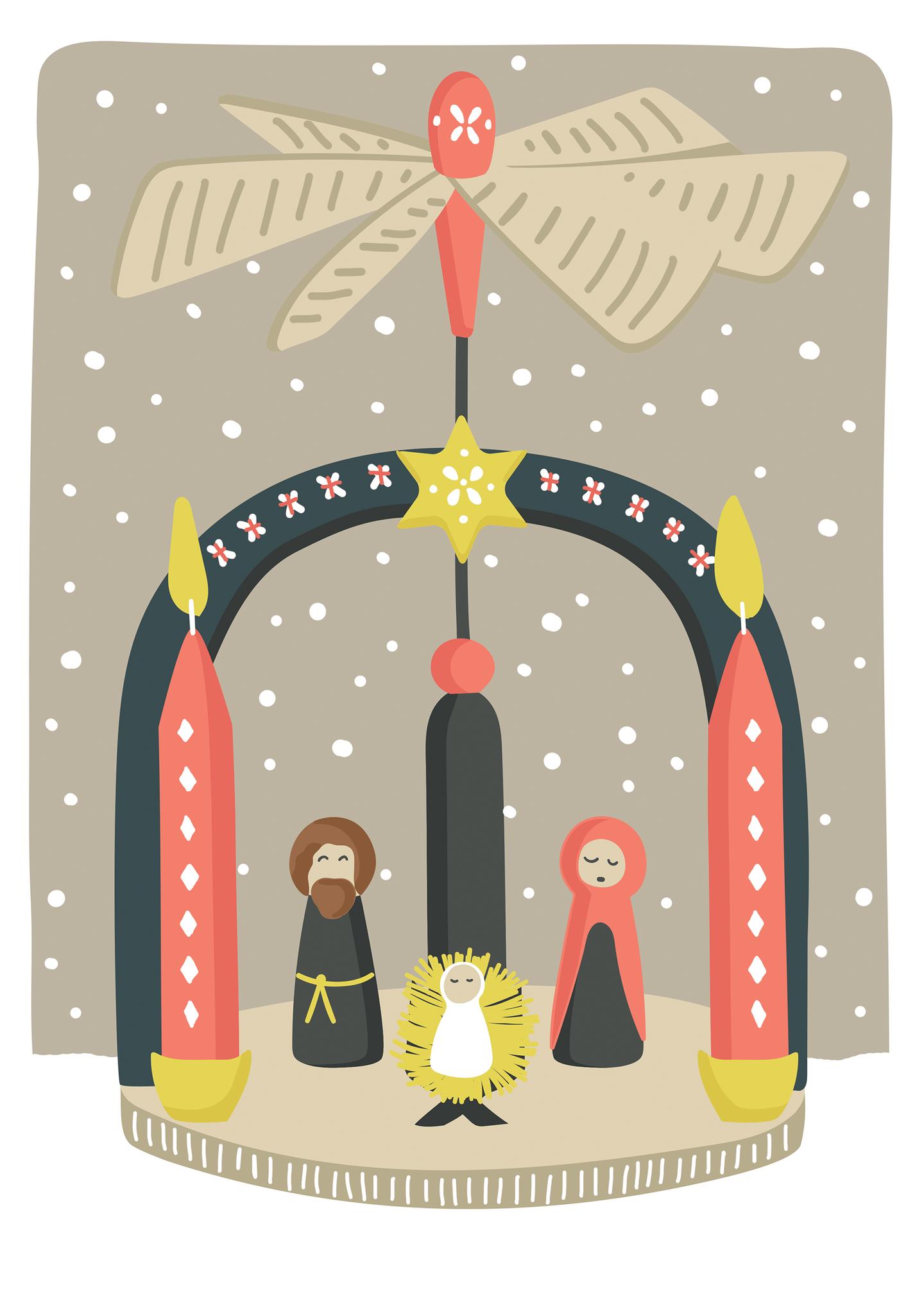 Christmas Pyramid Nativity