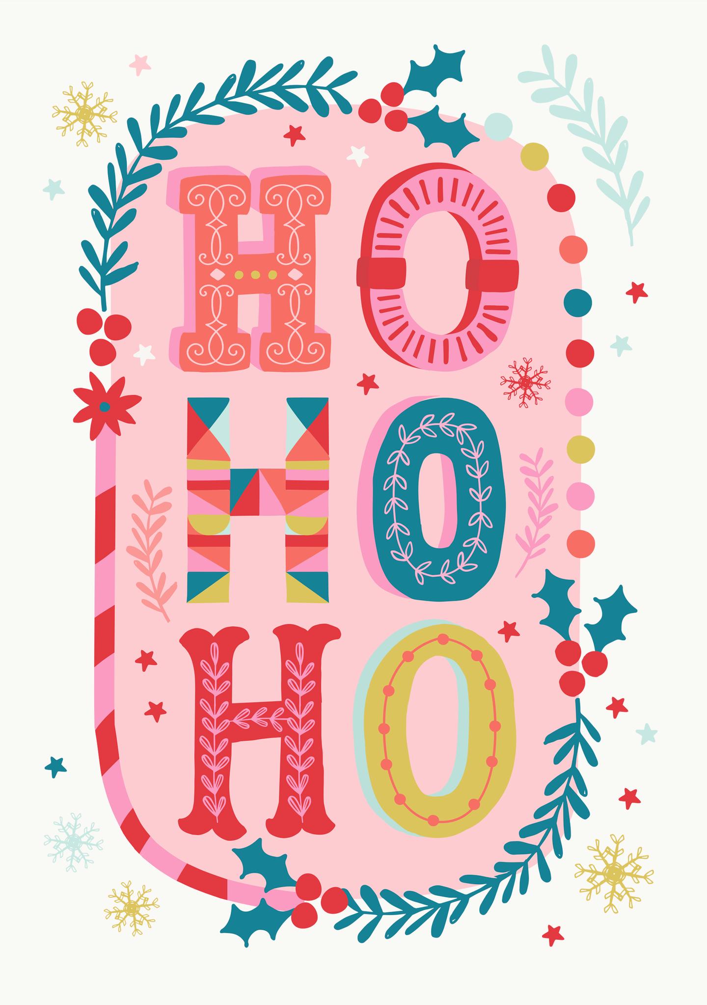 Festive Ho Ho Ho Christmas