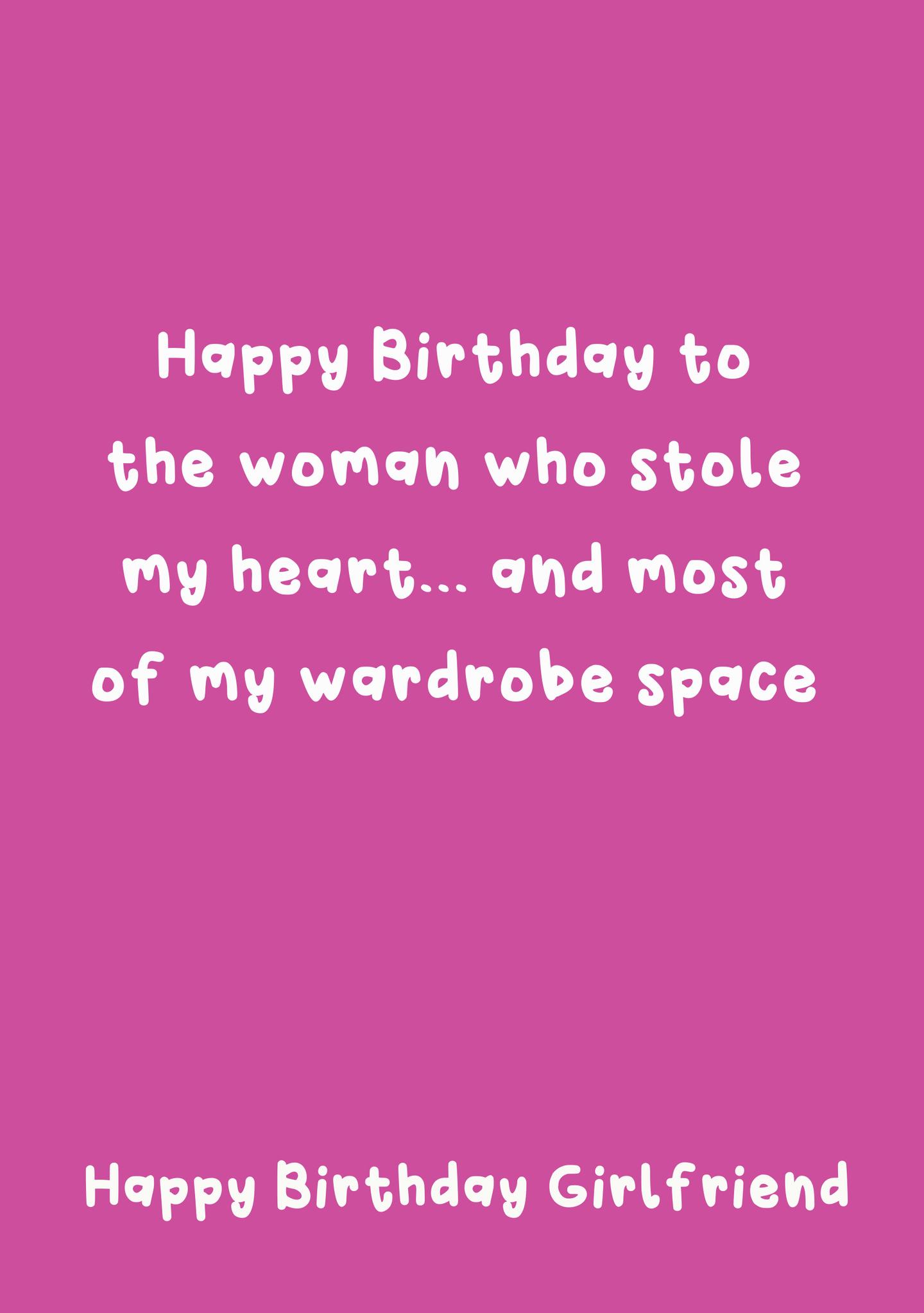 Happy Birthday Girlfriend - Stole My Heart