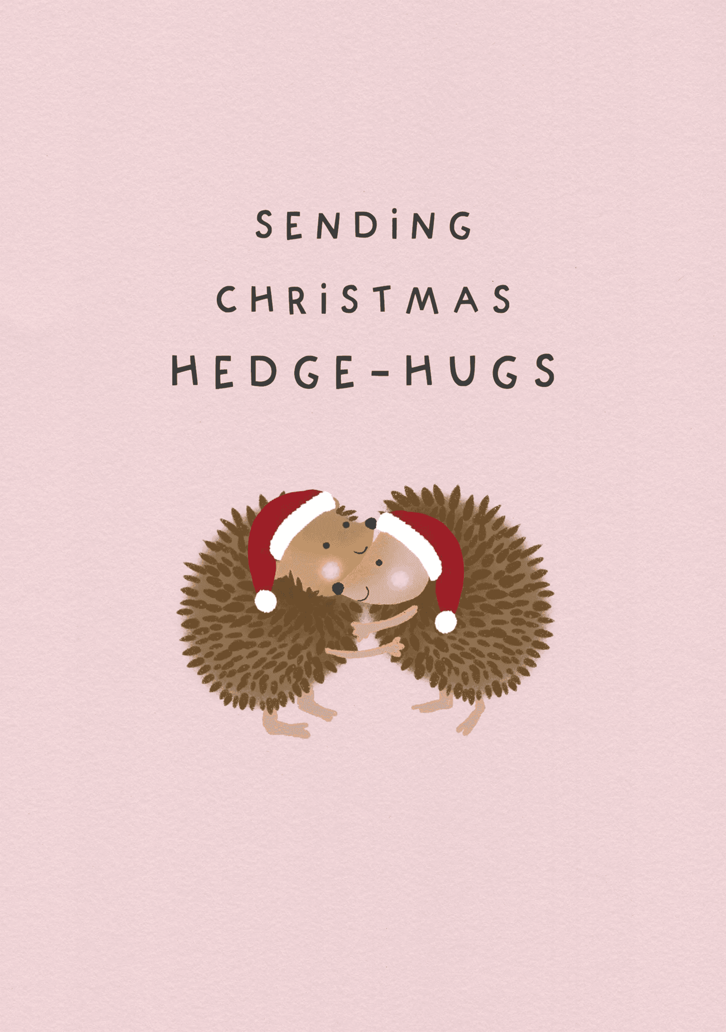 Sending Christmas Hedge-hugs
