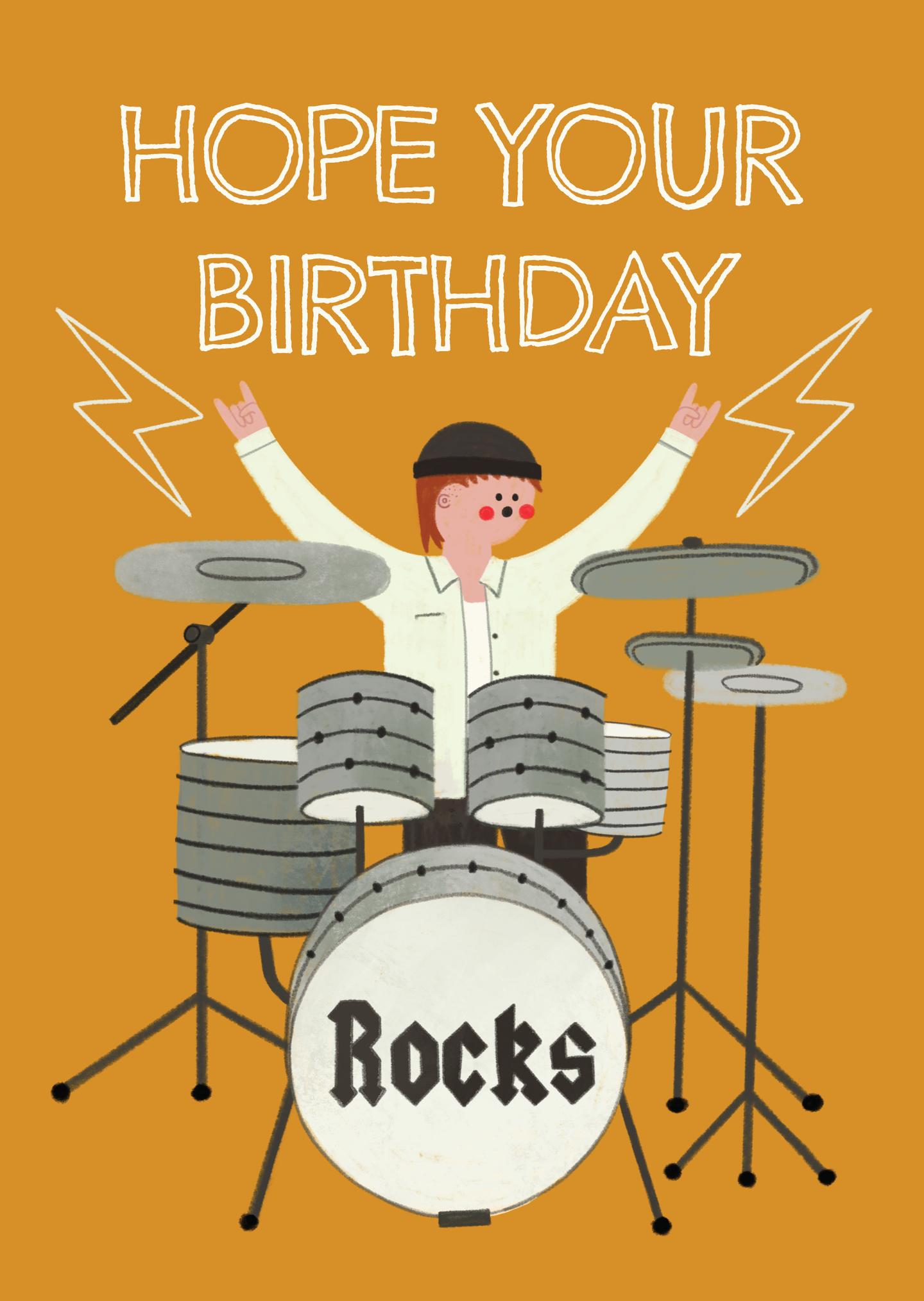 Hope Your Birthday Rocks