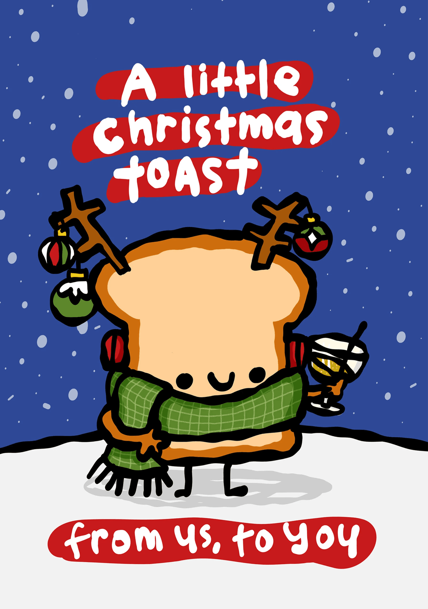 Christmas Toast Card